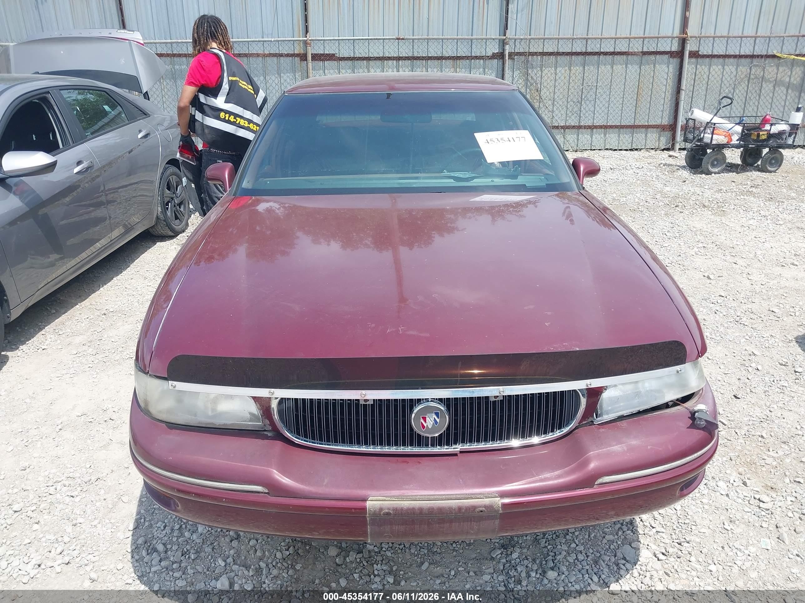 1997 Buick Lesabre Limited Темно-бордовый vin: 1G4HR52K4VH521201