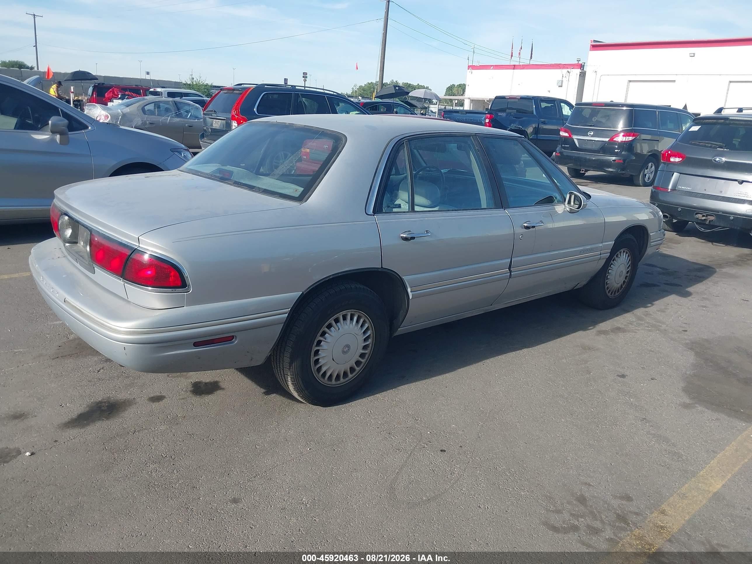 1997 Buick Lesabre Limited Серебряный vin: 1G4HR52K4VH603946