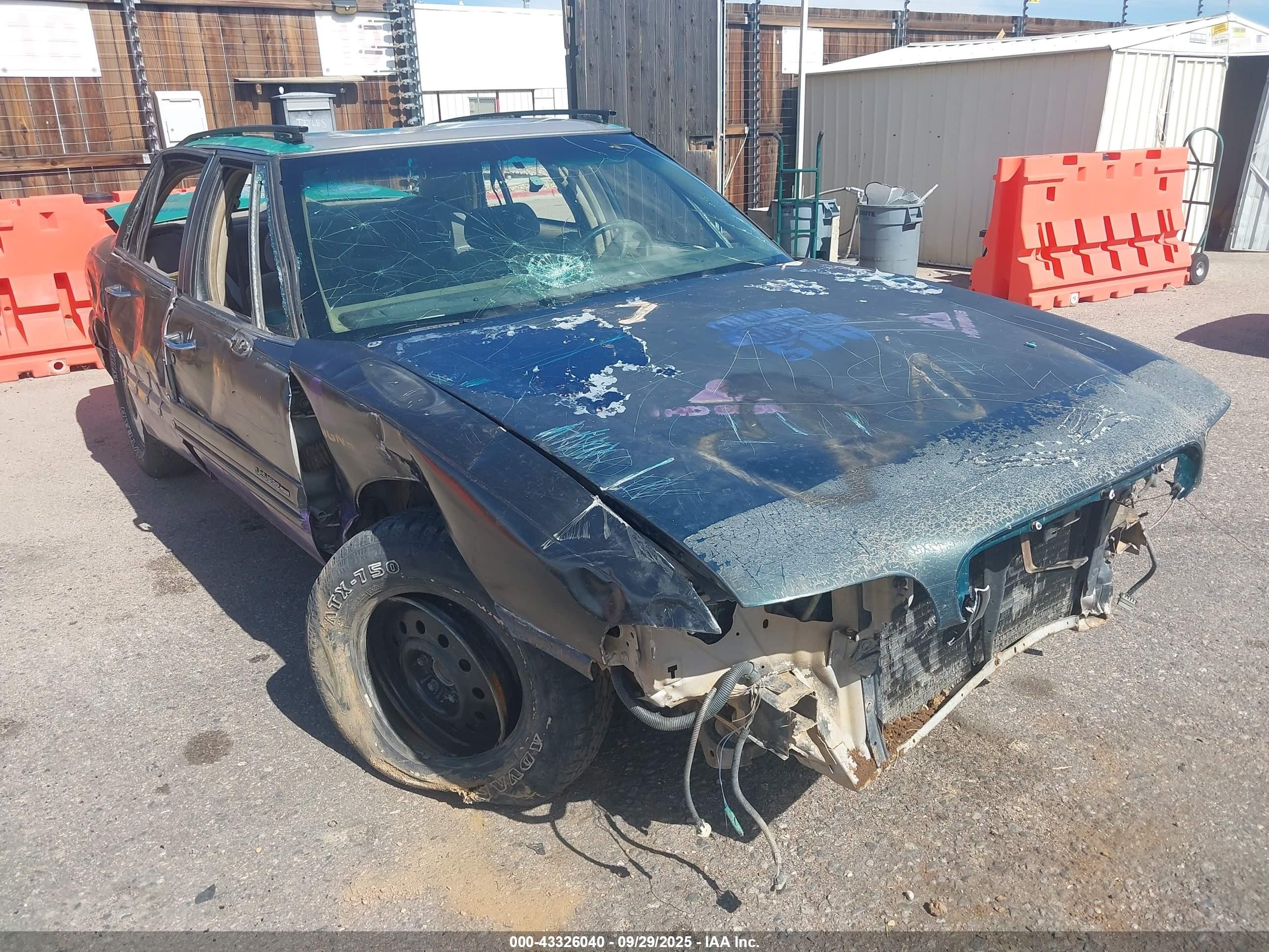 1998 Buick Lesabre Limited Черный vin: 1G4HR52K9WH448263