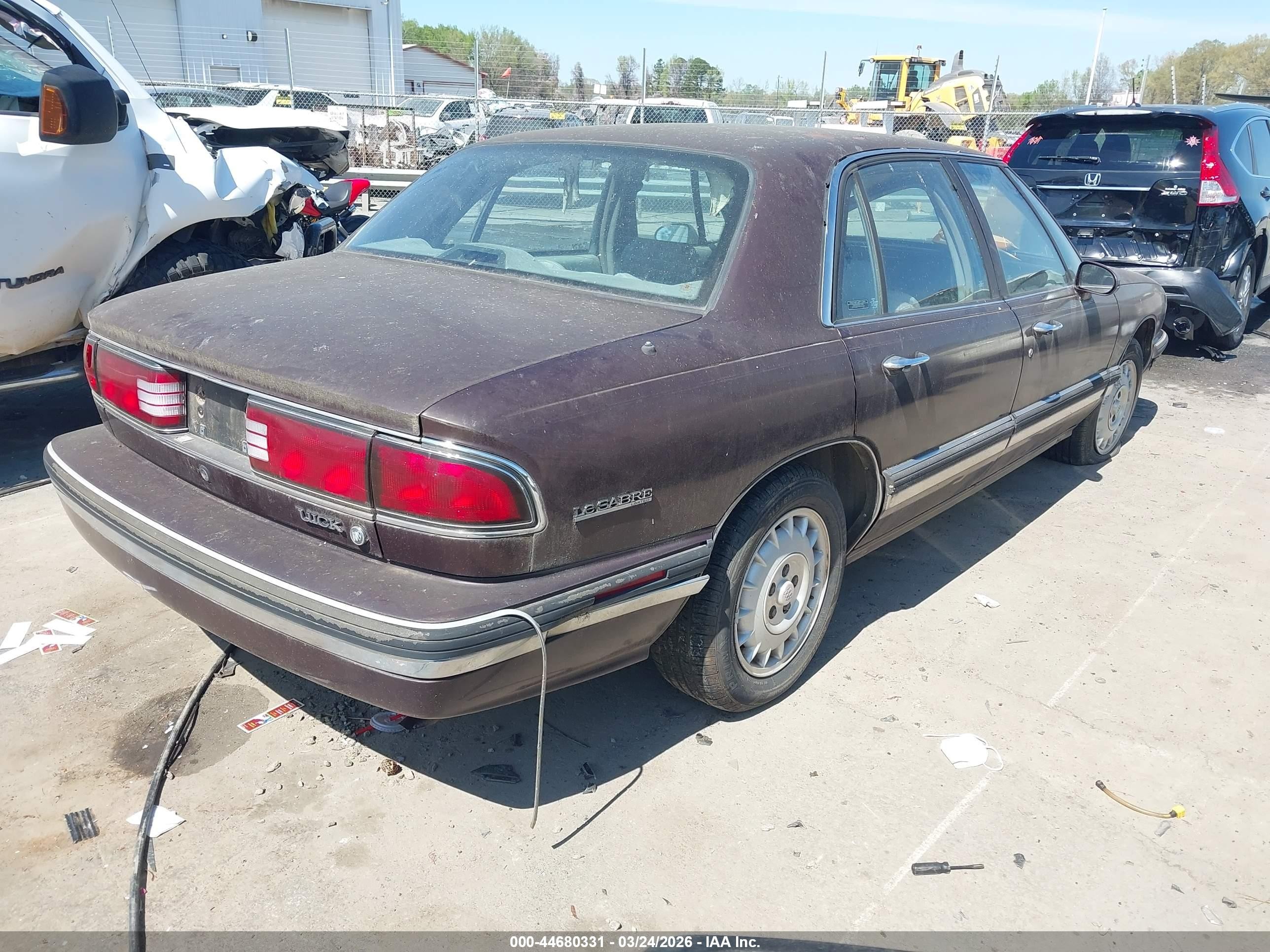 1994 Buick Lesabre Limited Burgundy vin: 1G4HR52L0RH455549