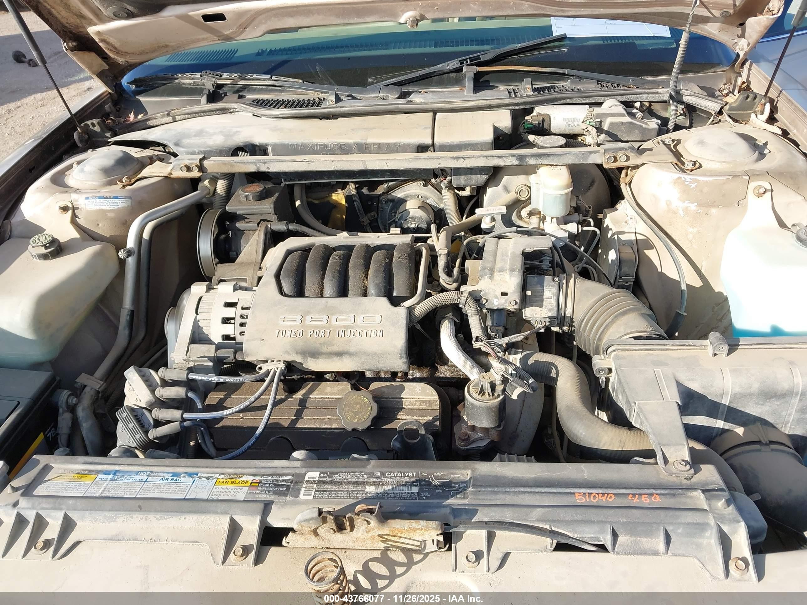 1994 Buick Lesabre Limited Tan vin: 1G4HR52L3RH545939