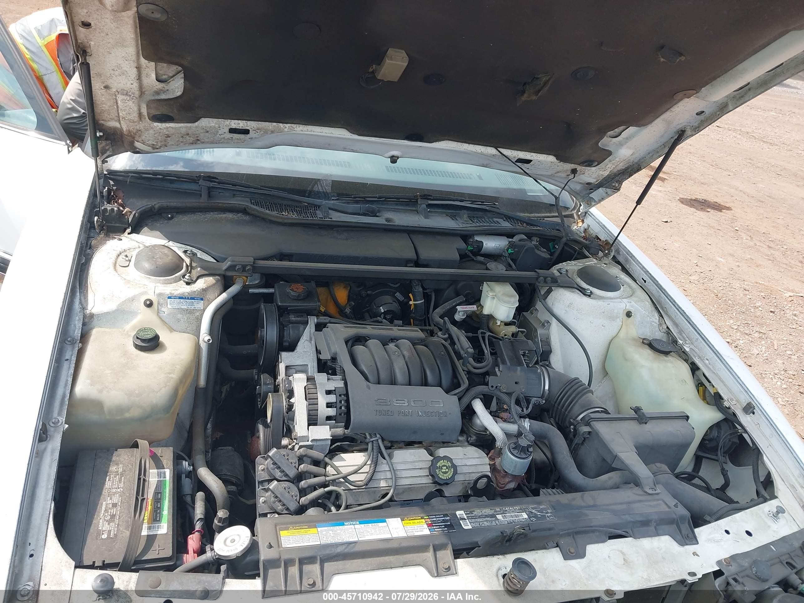 1994 Buick Lesabre Limited White vin: 1G4HR52L9RH416300
