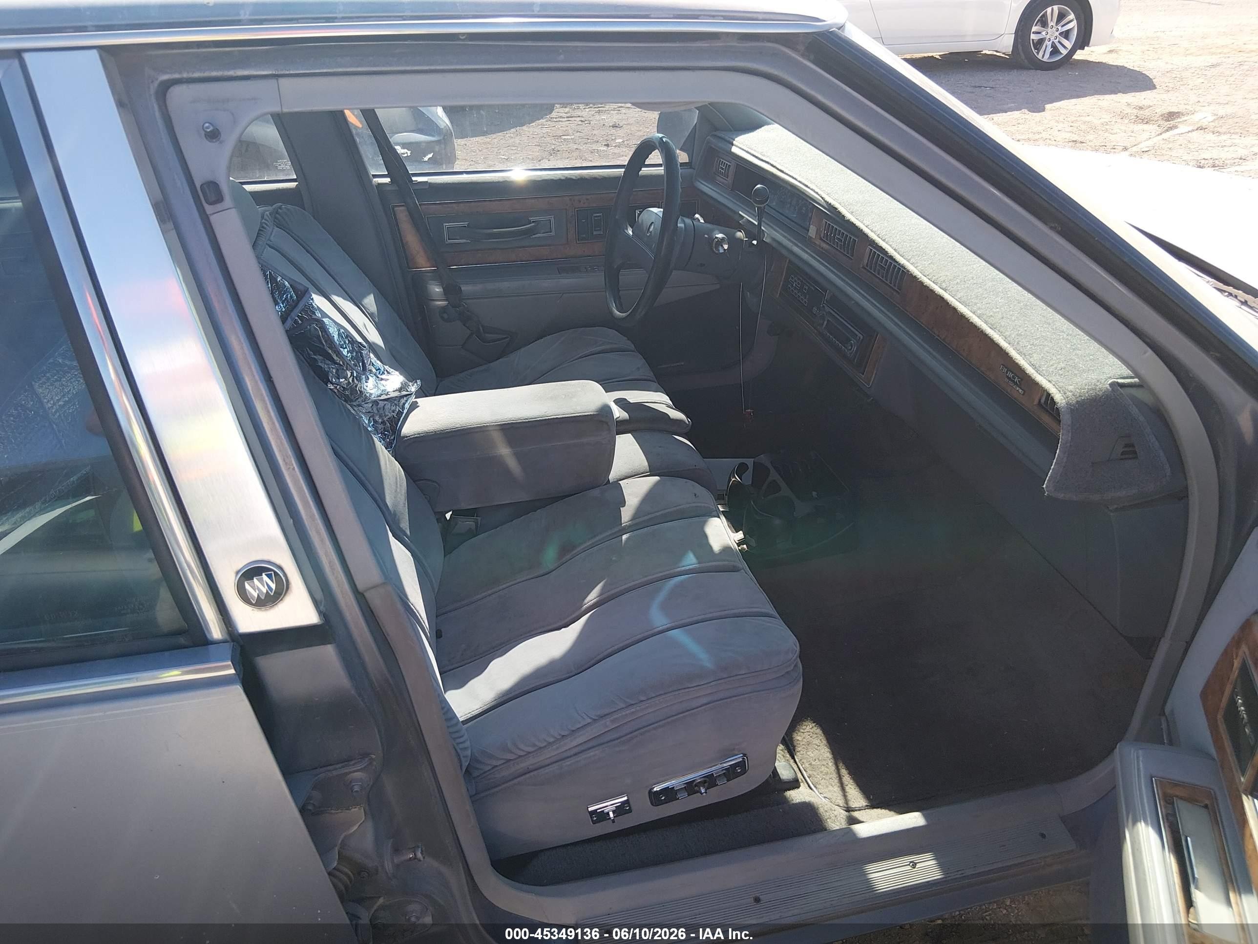 1991 Buick Lesabre Limited Серый vin: 1G4HR54C2MH444350