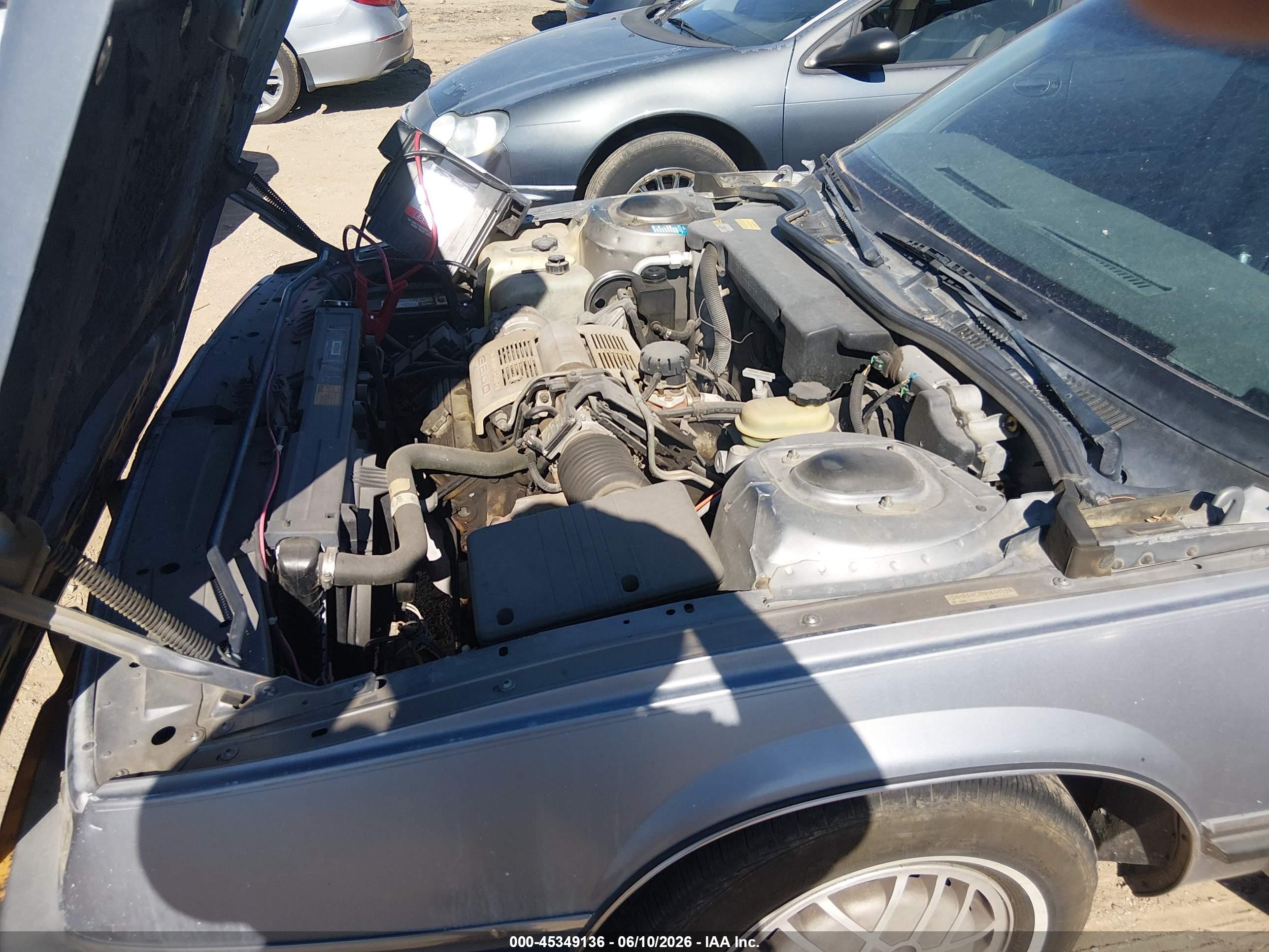 1991 Buick Lesabre Limited Серый vin: 1G4HR54C2MH444350