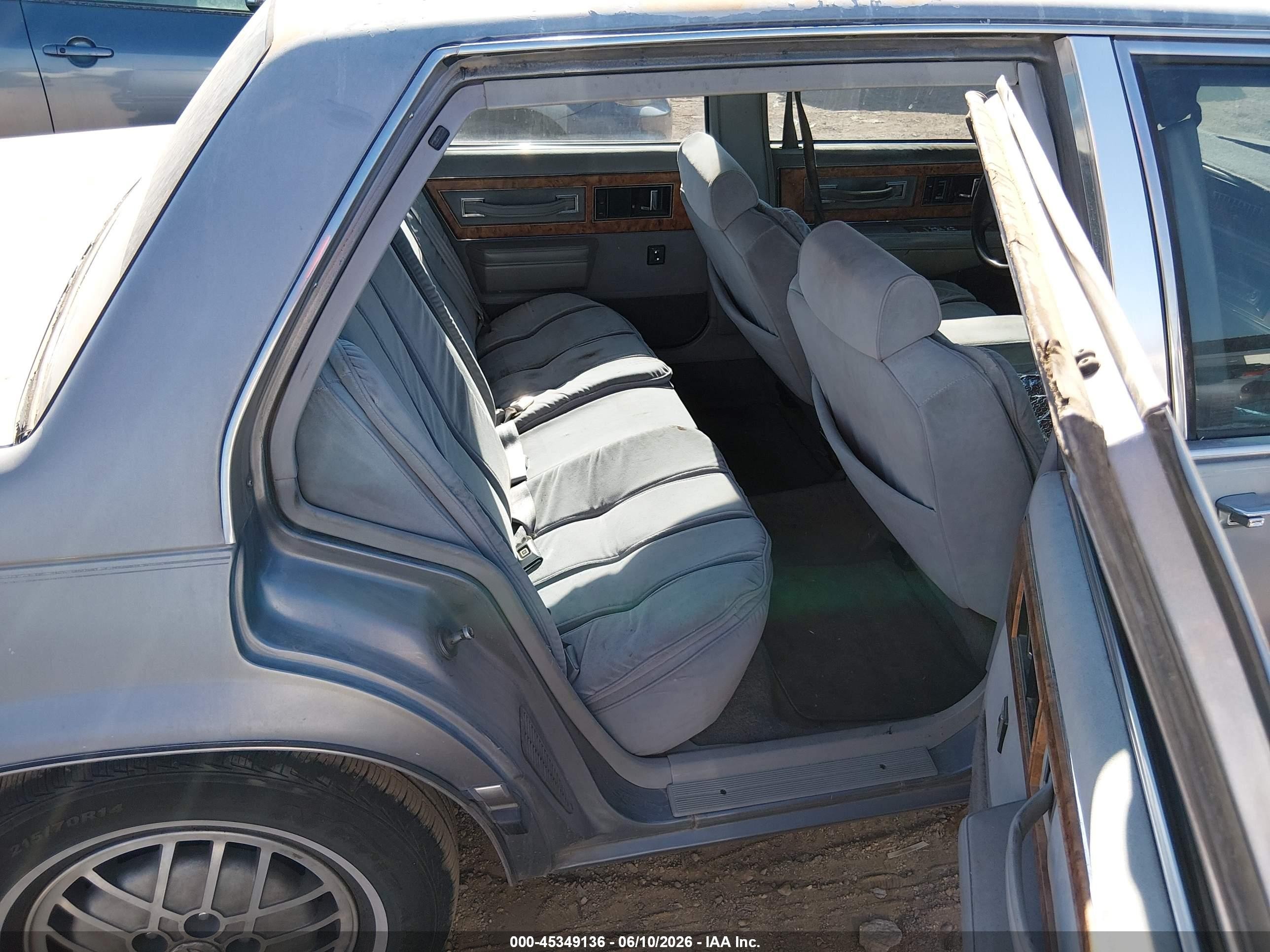 1991 Buick Lesabre Limited Серый vin: 1G4HR54C2MH444350