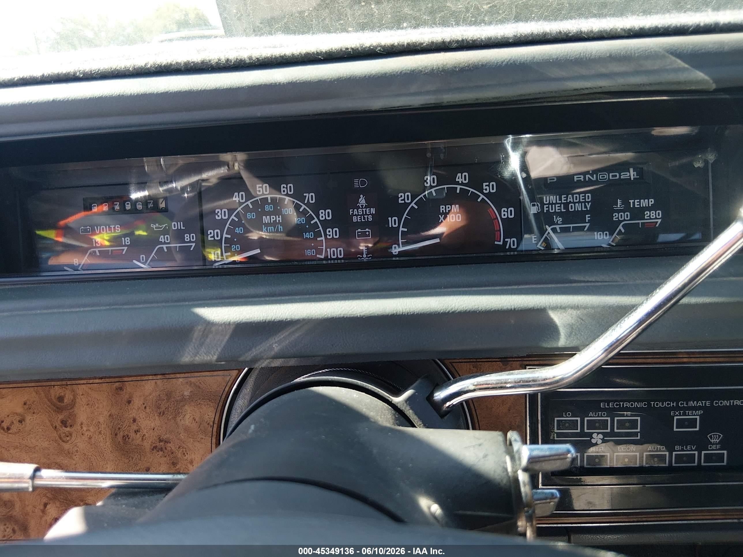 1991 Buick Lesabre Limited Серый vin: 1G4HR54C2MH444350