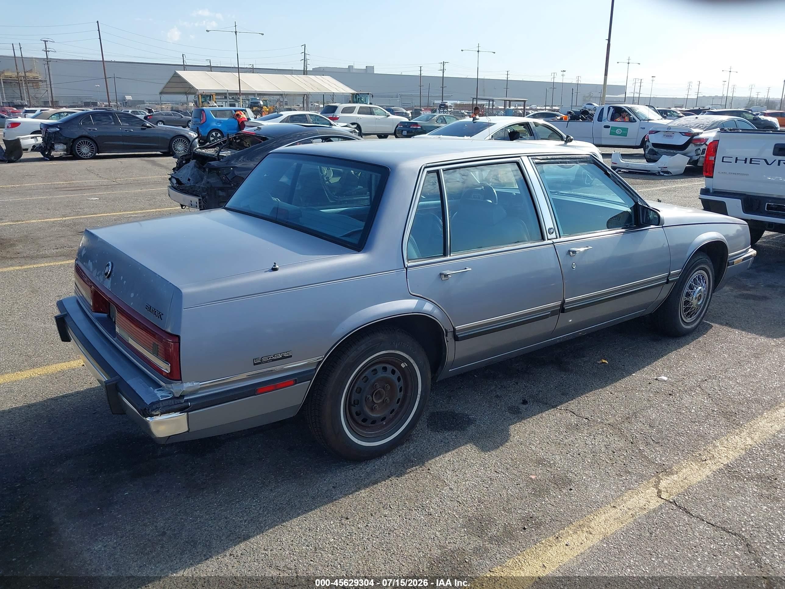1990 Buick Lesabre Limited Blue vin: 1G4HR54CXLH450332