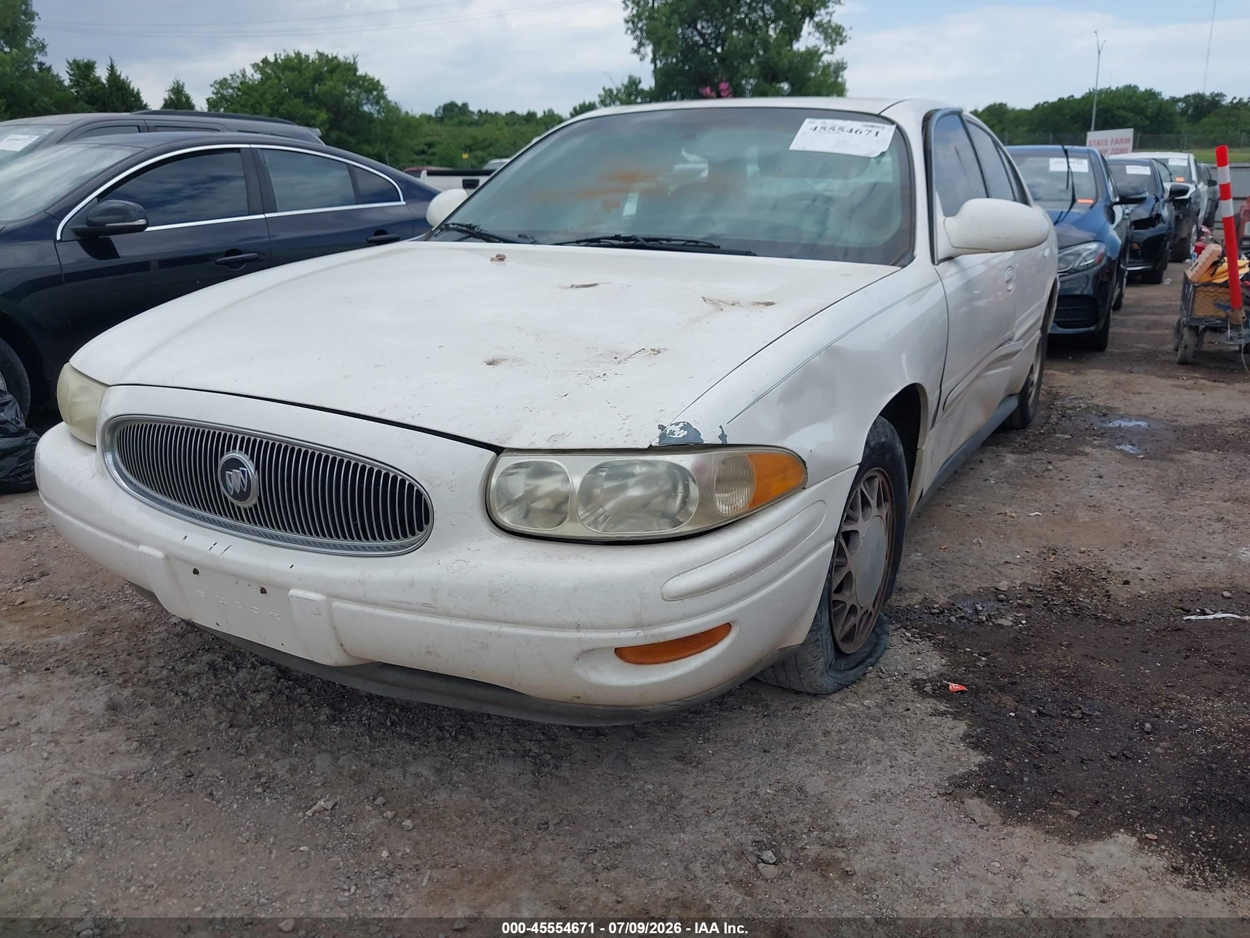 2001 Buick Lesabre Limited White vin: 1G4HR54K01U298511
