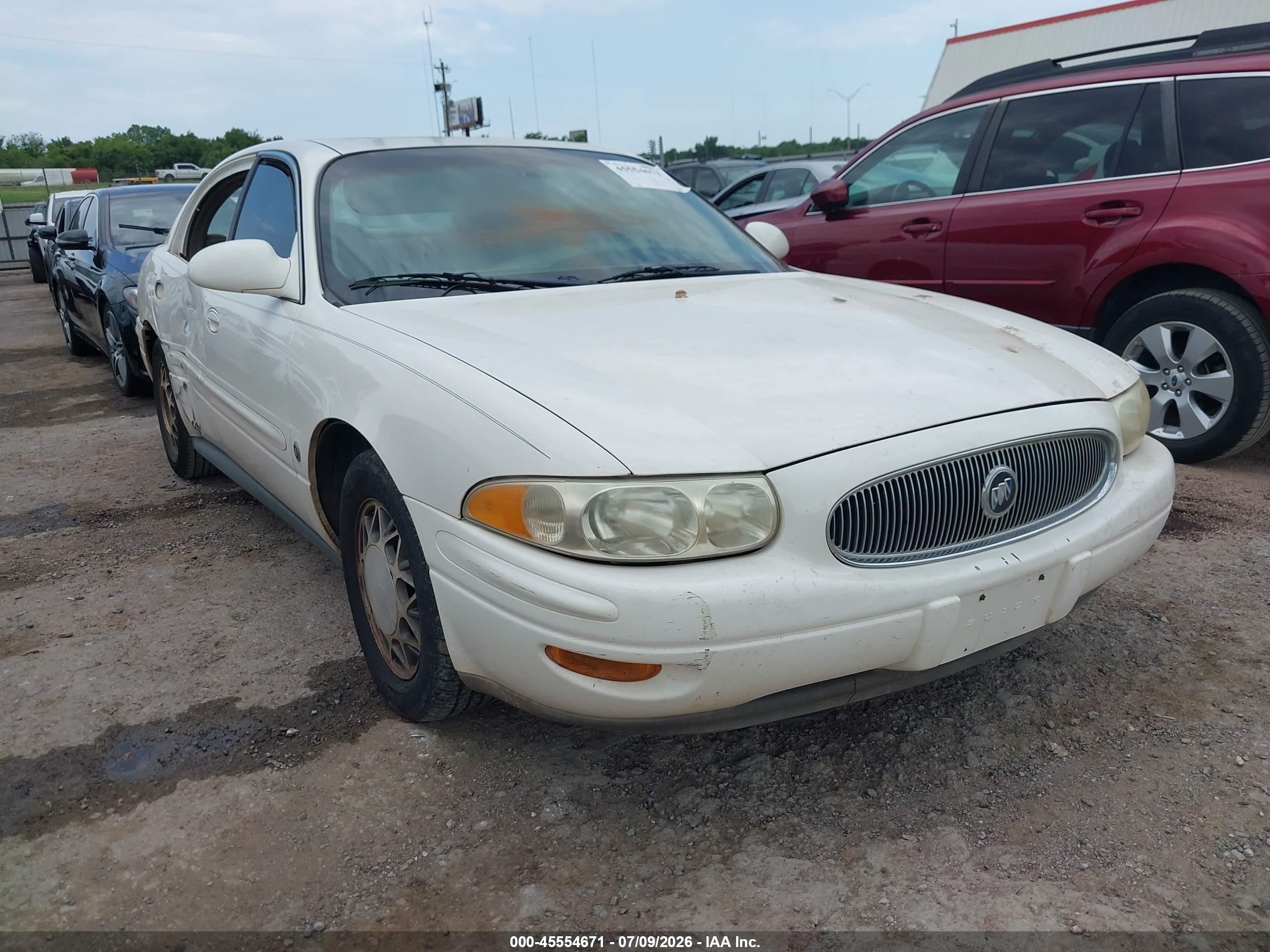 2001 Buick Lesabre Limited White vin: 1G4HR54K01U298511