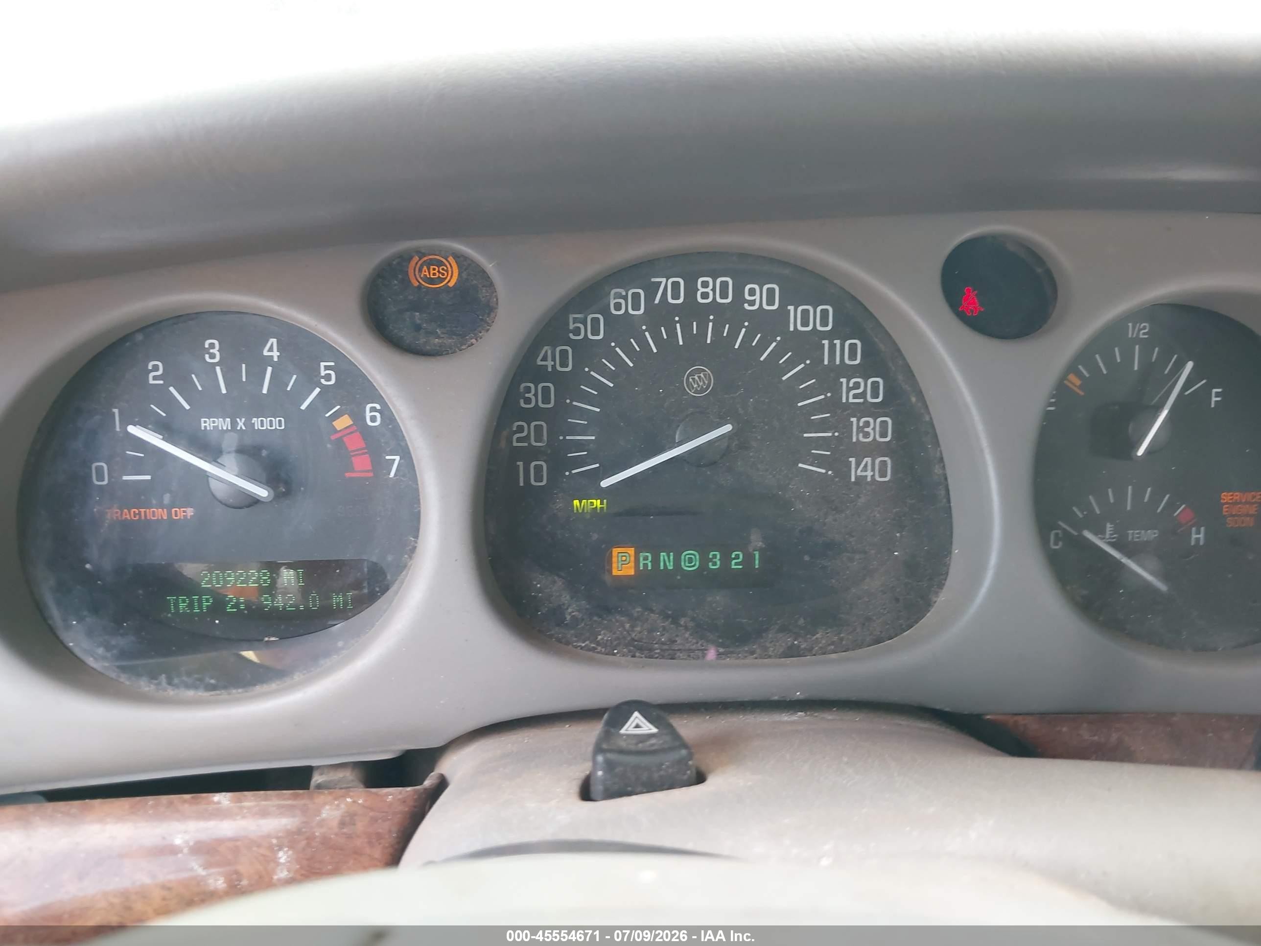 2001 Buick Lesabre Limited White vin: 1G4HR54K01U298511