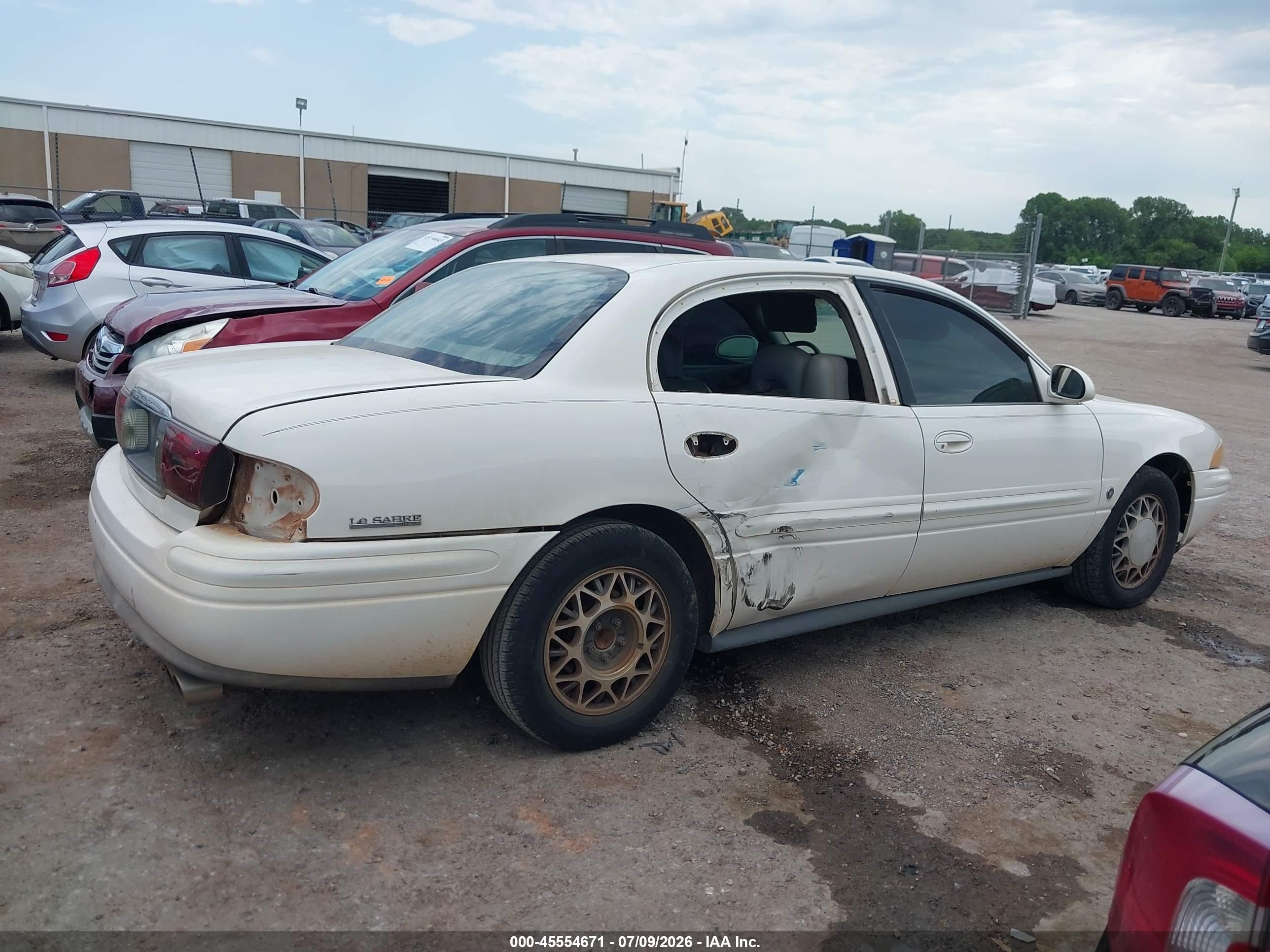 2001 Buick Lesabre Limited White vin: 1G4HR54K01U298511
