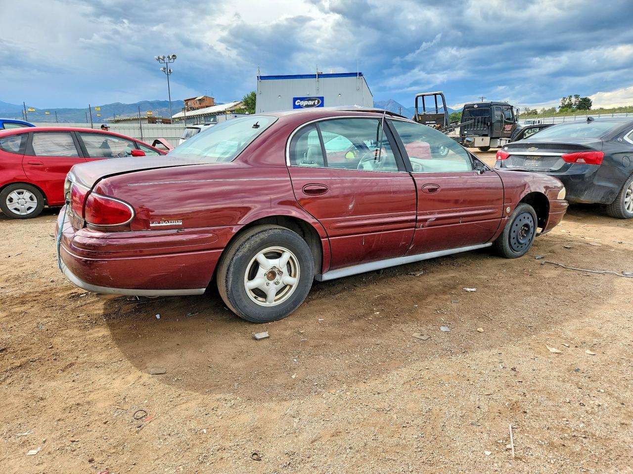 2002 Buick Lesabre Limited Burgundy vin: 1G4HR54K02U266532