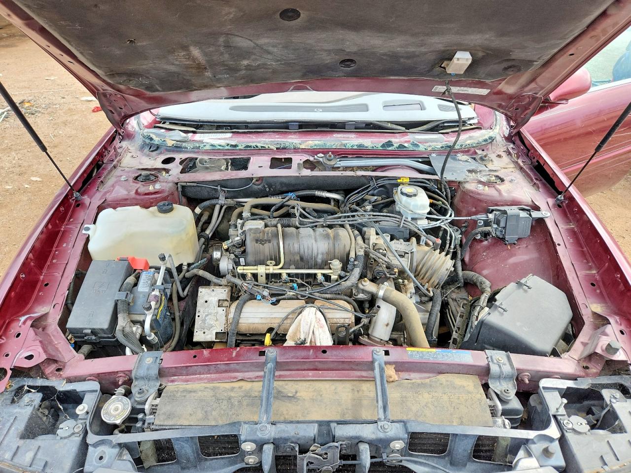 2002 Buick Lesabre Limited Burgundy vin: 1G4HR54K02U266532