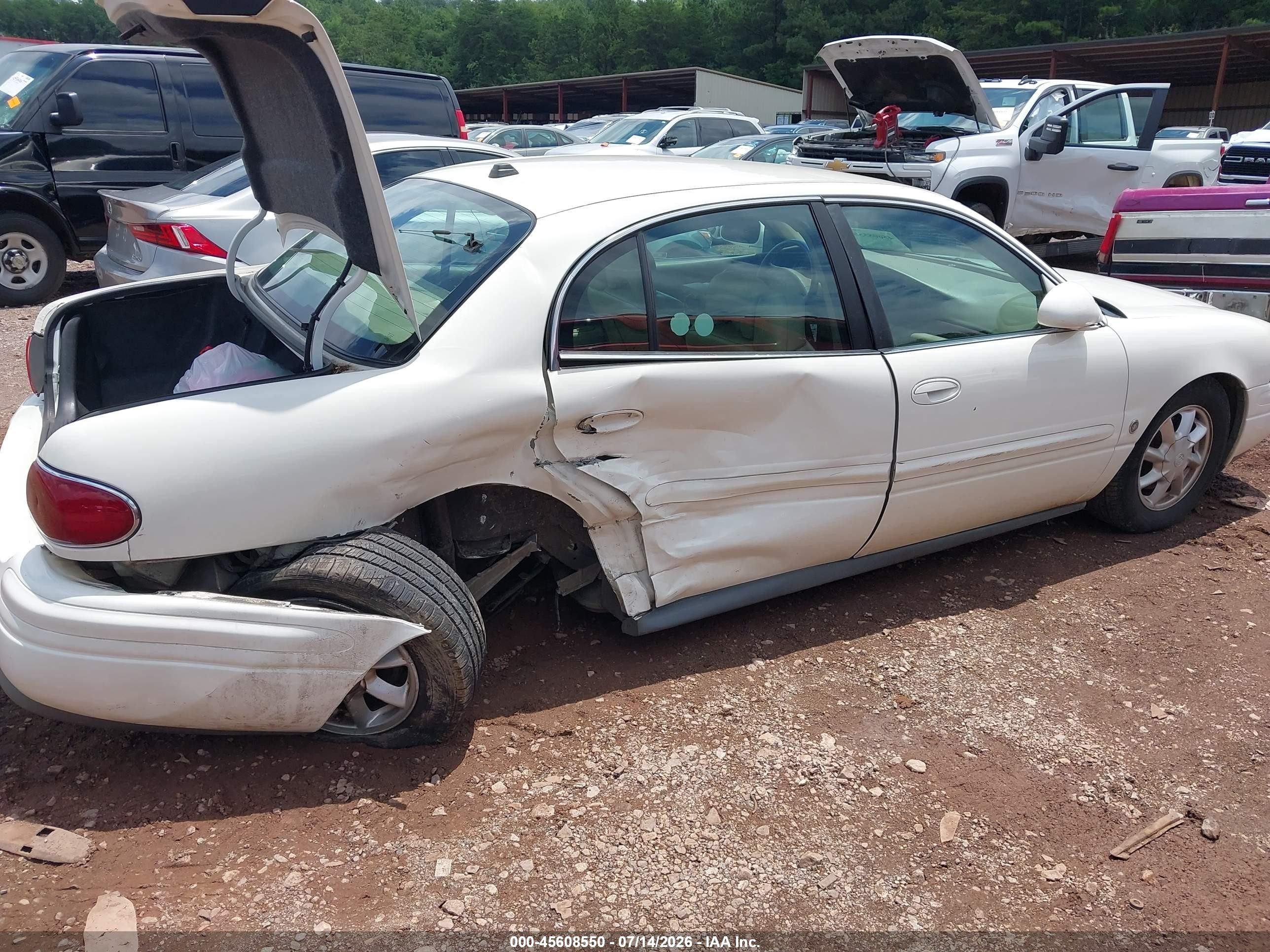 2004 Buick Lesabre Limited White vin: 1G4HR54K04U184710