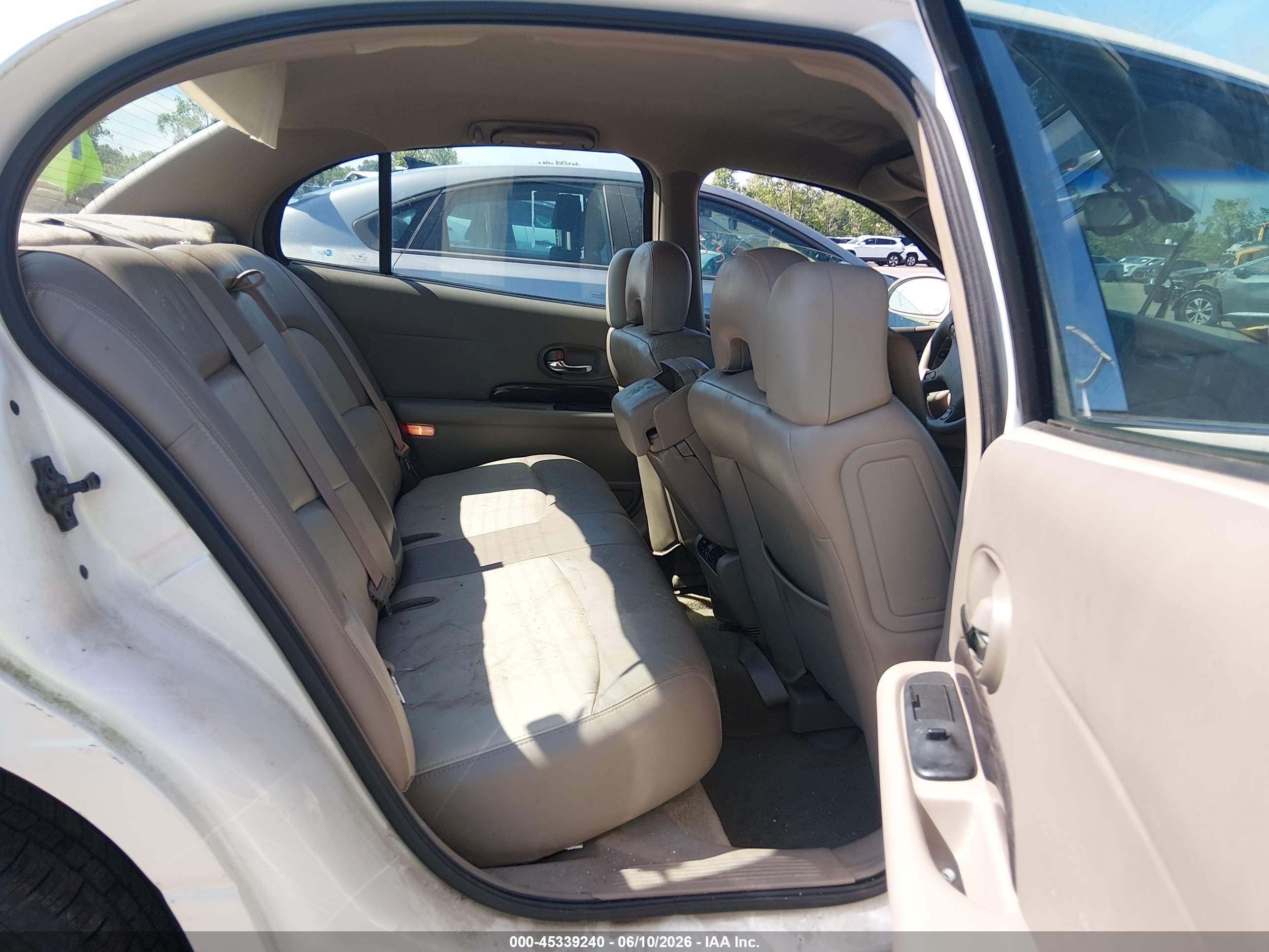 2003 Buick Lesabre Limited White vin: 1G4HR54K13U194368