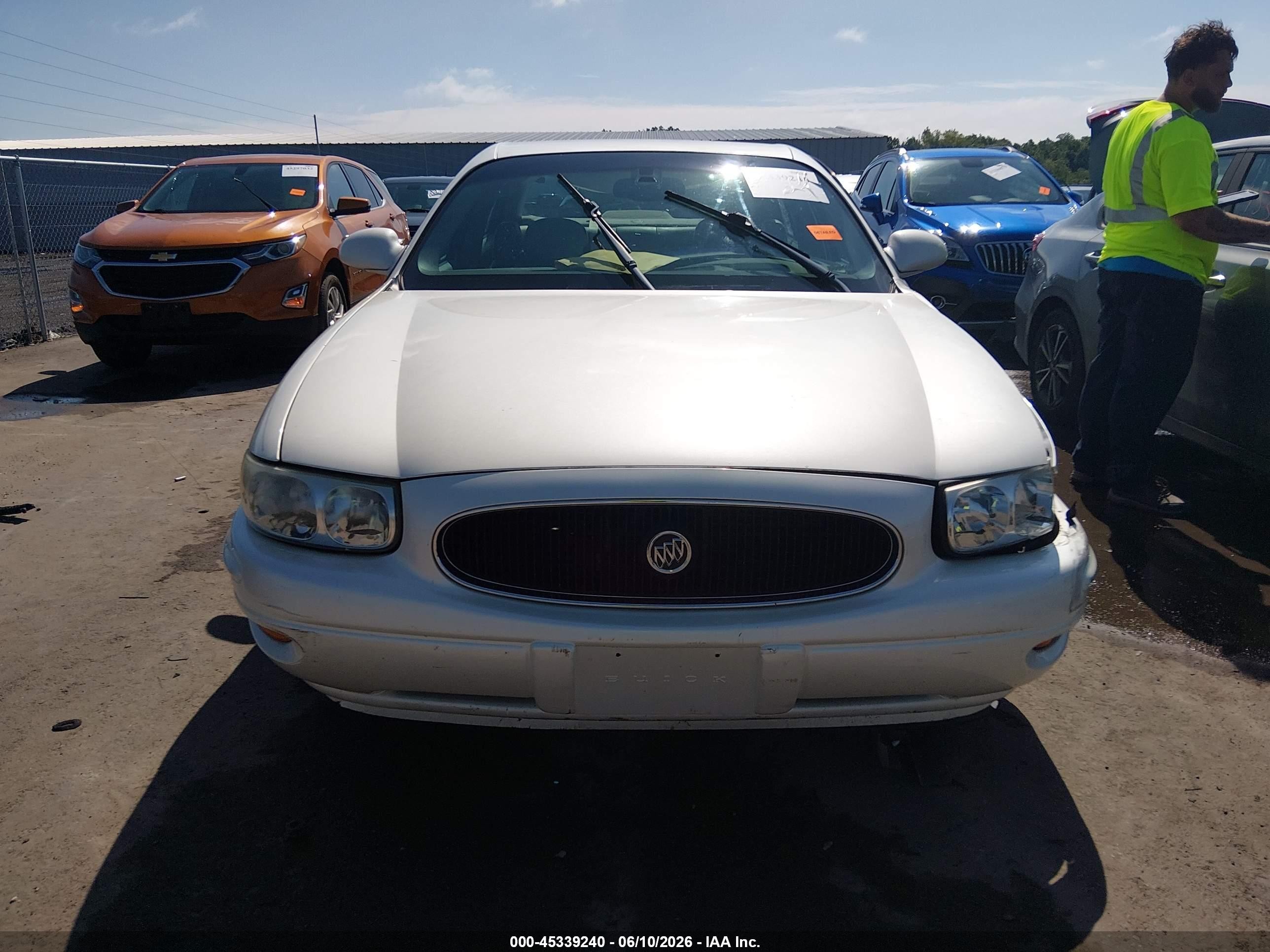 2003 Buick Lesabre Limited White vin: 1G4HR54K13U194368