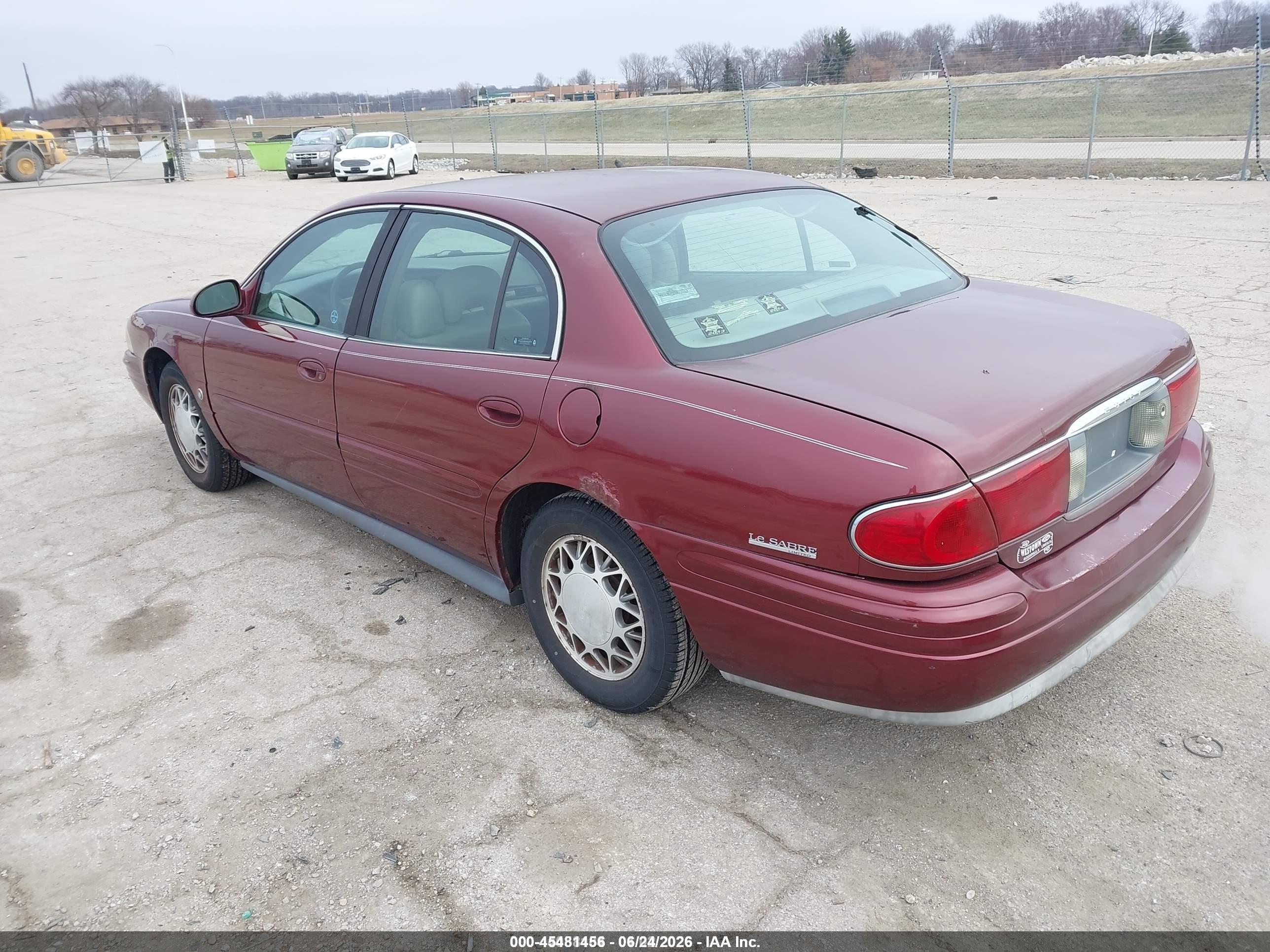 2002 Buick Lesabre Limited Maroon vin: 1G4HR54K22U154086