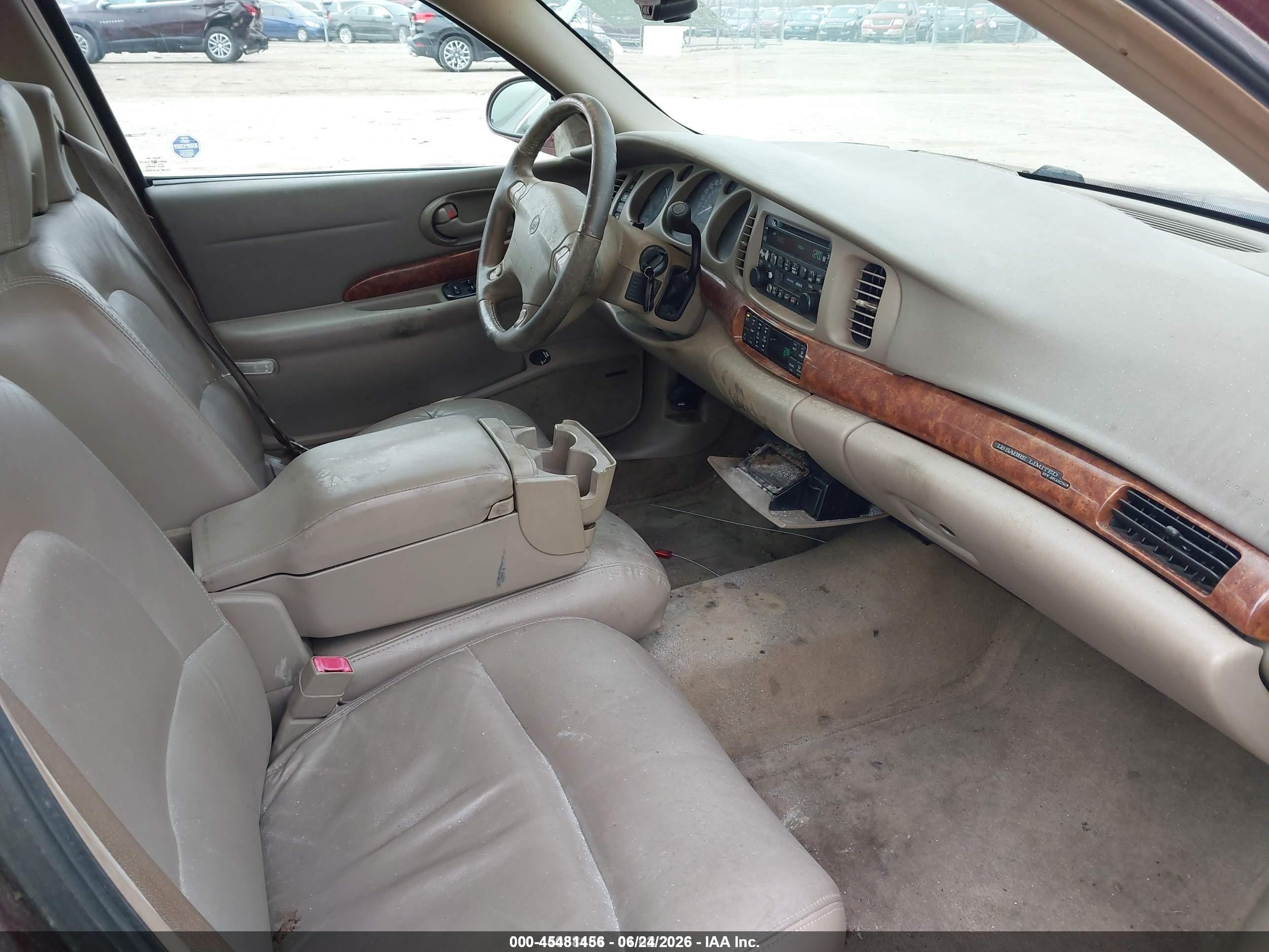 2002 Buick Lesabre Limited Maroon vin: 1G4HR54K22U154086