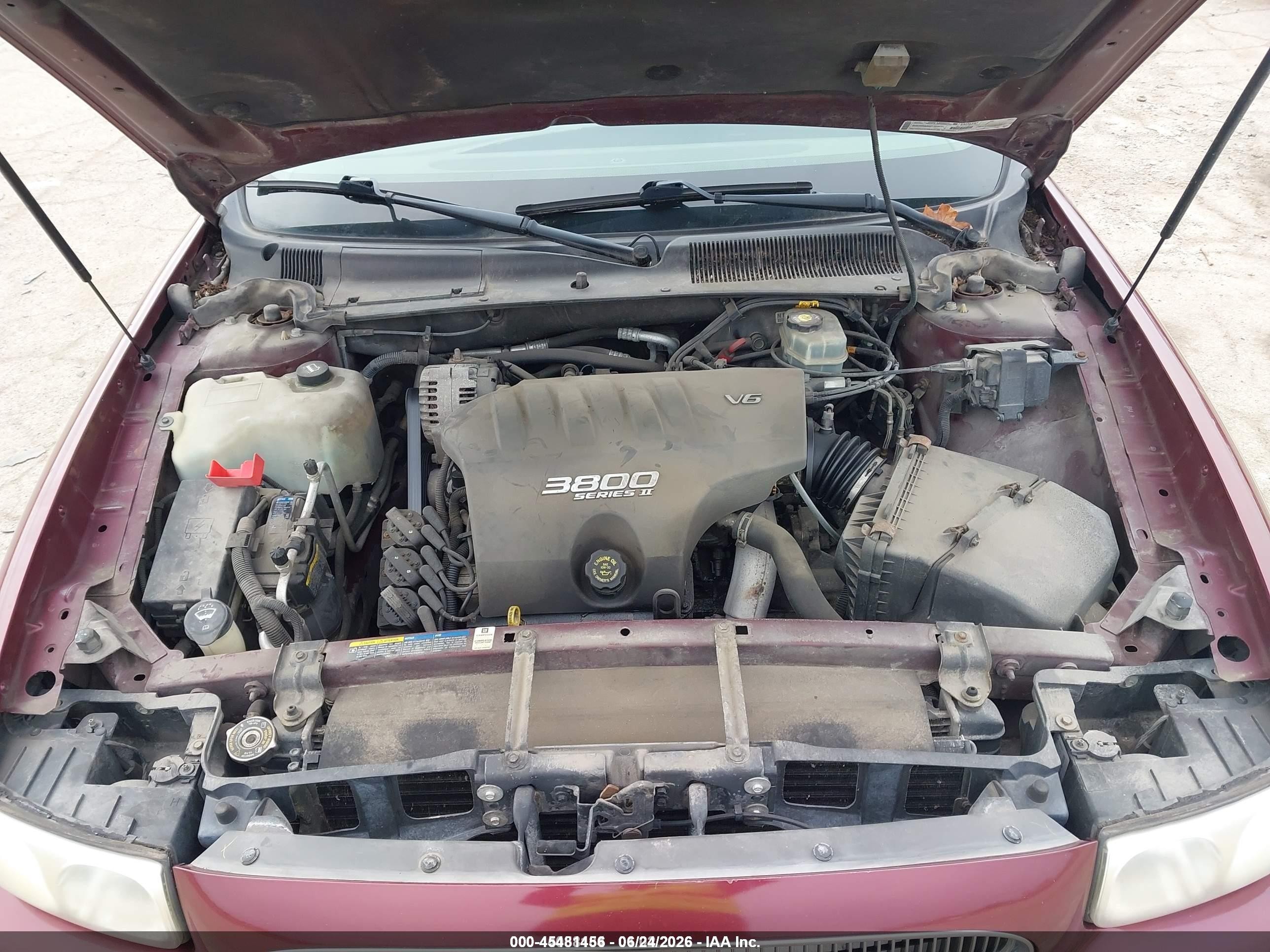 2002 Buick Lesabre Limited Maroon vin: 1G4HR54K22U154086