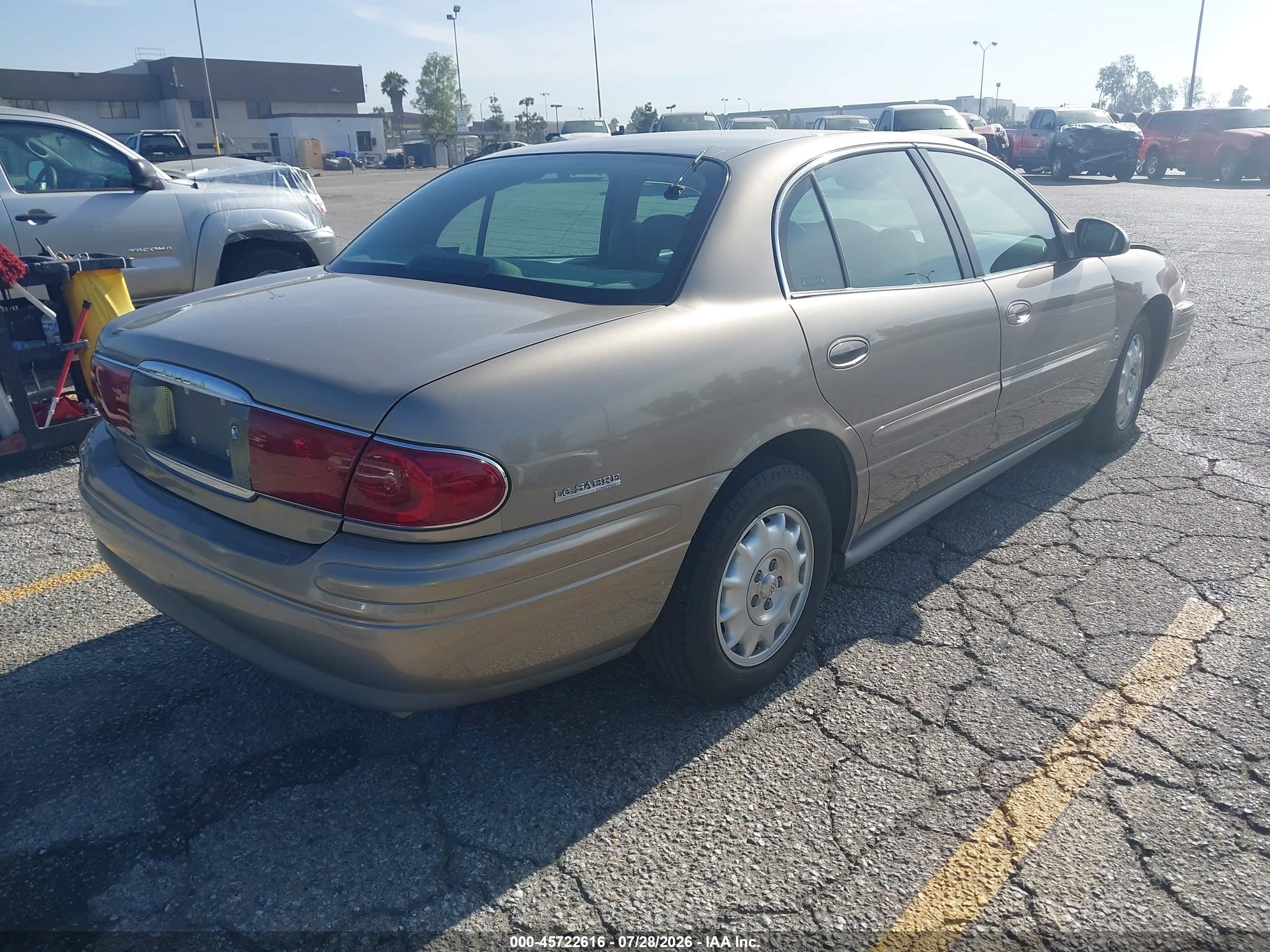 2002 Buick Lesabre Limited Gold vin: 1G4HR54K22U229062