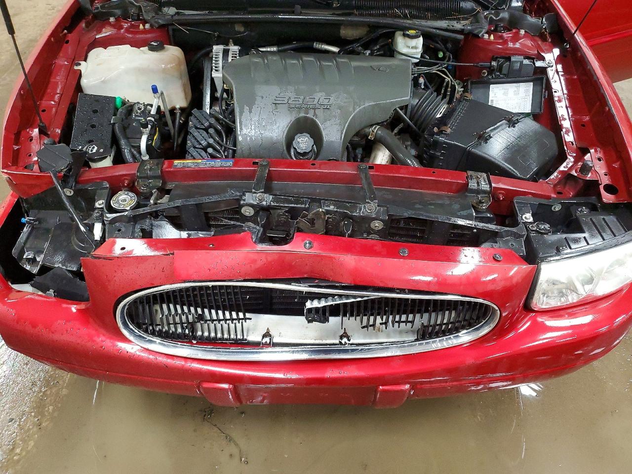 2004 Buick Lesabre Limited Red vin: 1G4HR54K24U141891