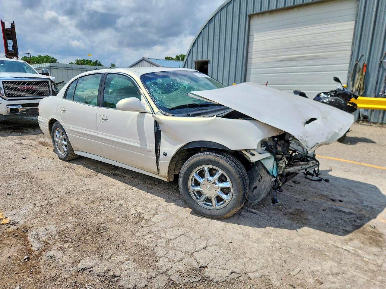 2005 Buick Lesabre Limited White vin: 1G4HR54K25U192339