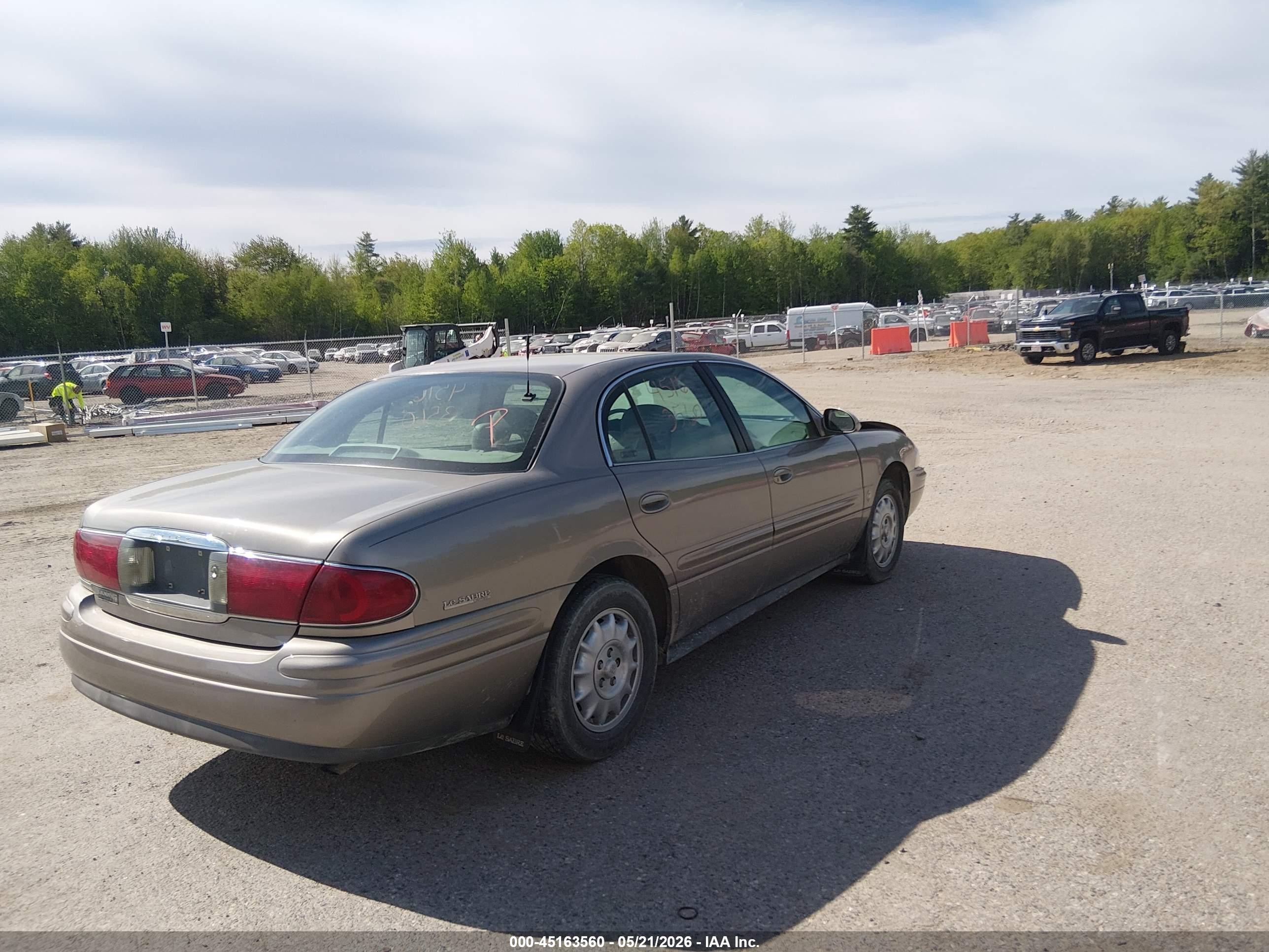 2001 Buick Lesabre Limited Желто-коричневый vin: 1G4HR54K31U283033