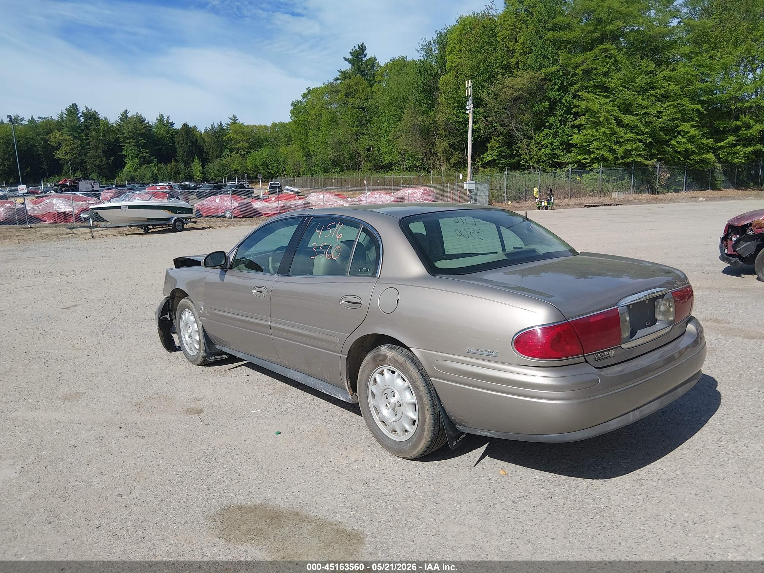 2001 Buick Lesabre Limited Желто-коричневый vin: 1G4HR54K31U283033