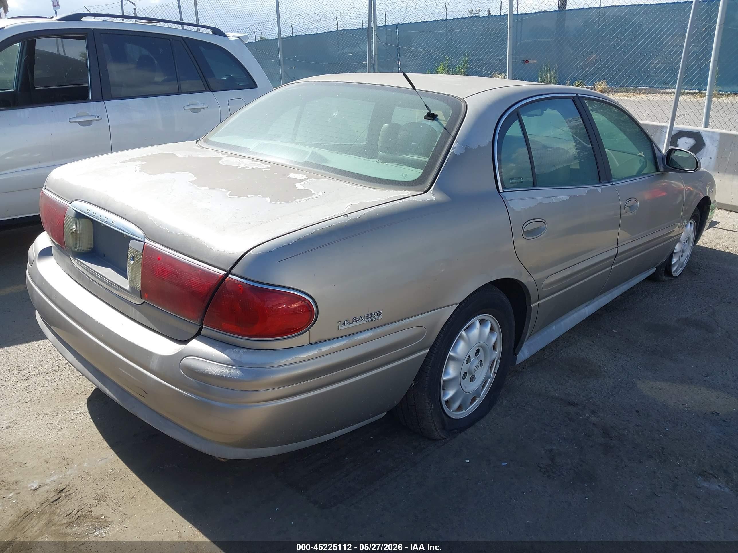 2002 Buick Lesabre Limited Gold vin: 1G4HR54K32U187260