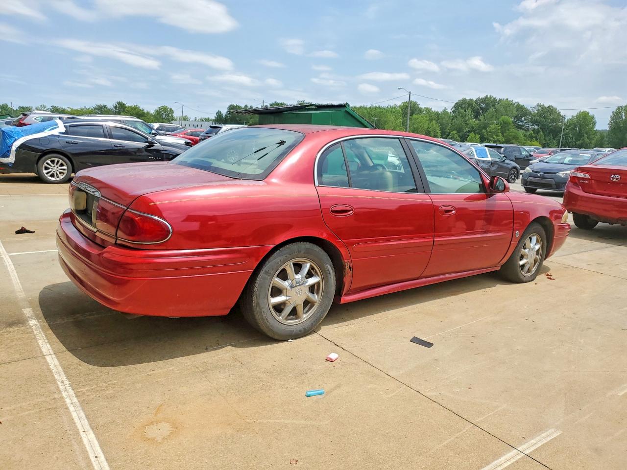 2003 Buick Lesabre Limited Red vin: 1G4HR54K33U264310