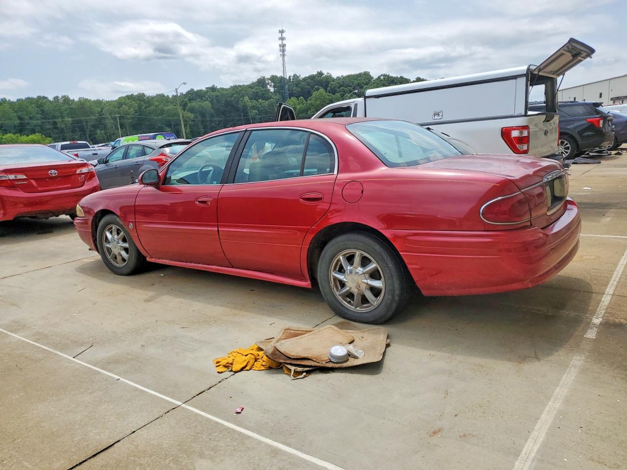 2003 Buick Lesabre Limited Red vin: 1G4HR54K33U264310