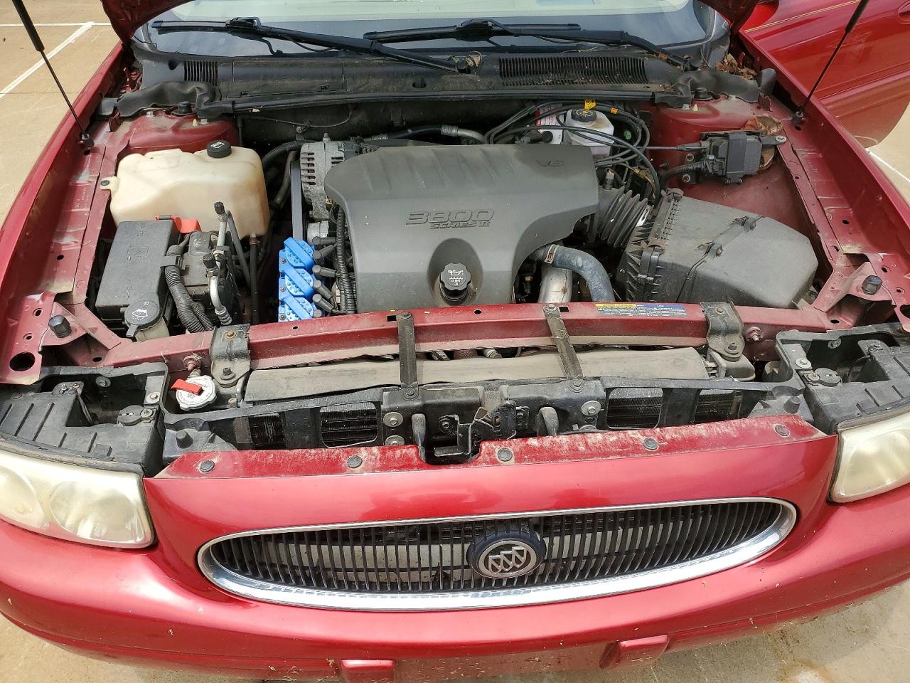 2003 Buick Lesabre Limited Red vin: 1G4HR54K33U264310