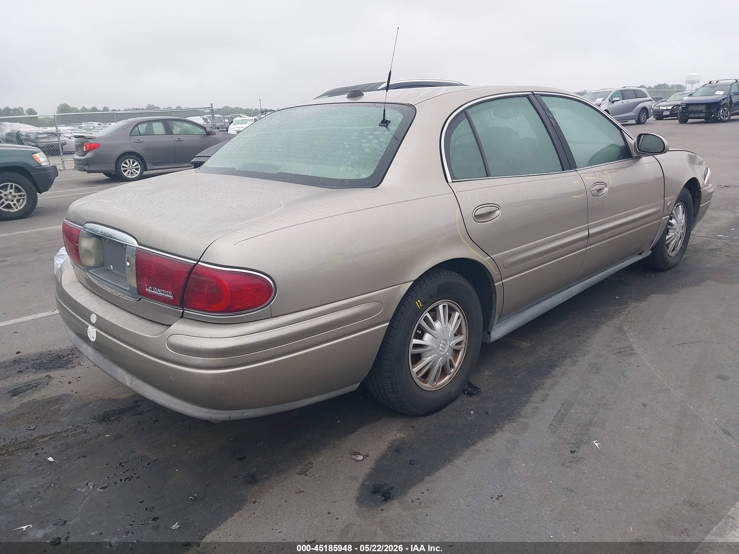 2004 Buick Lesabre Limited Champagne vin: 1G4HR54K44U140287