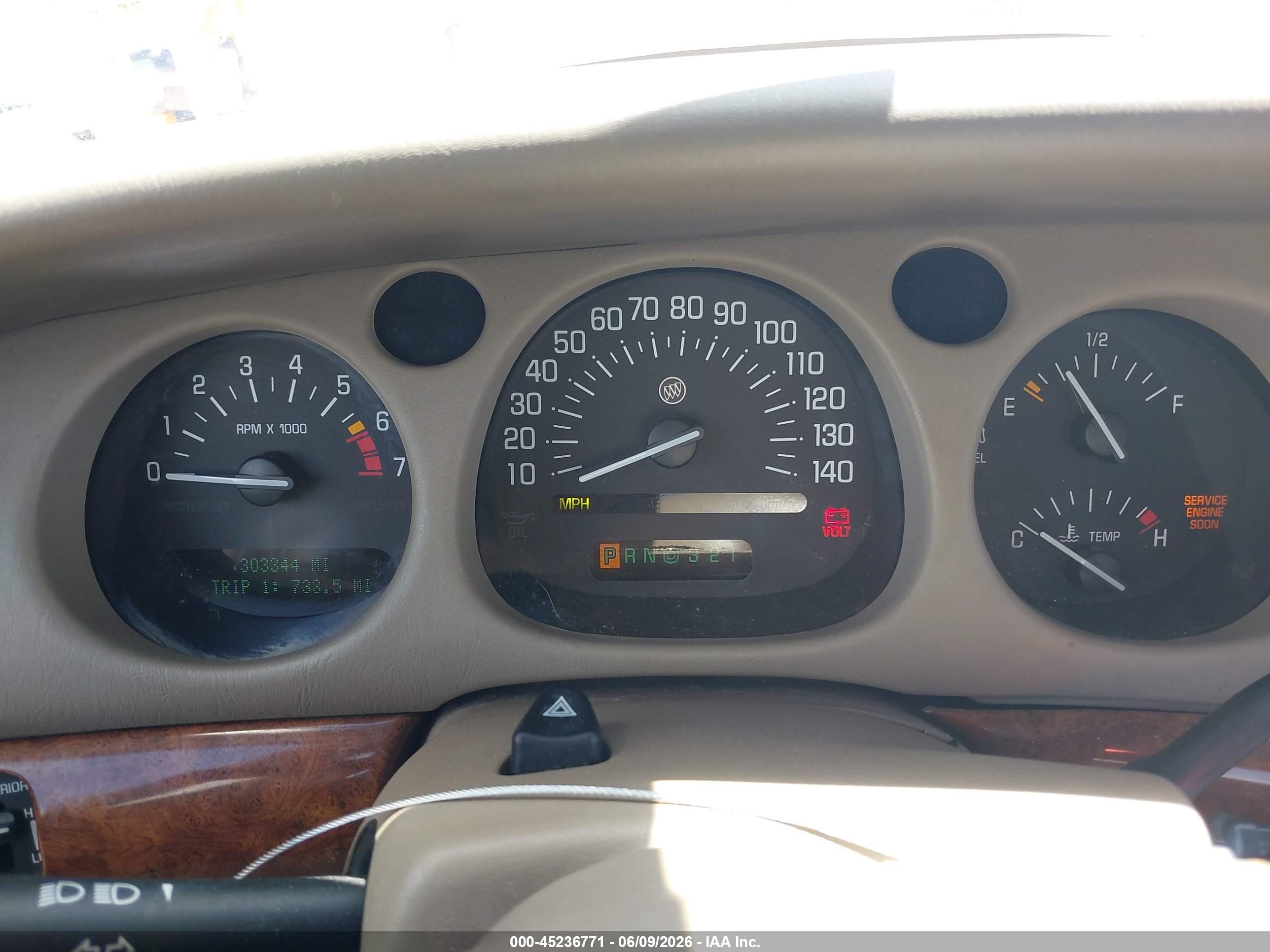 2003 Buick Lesabre Limited Beige vin: 1G4HR54K53U268357
