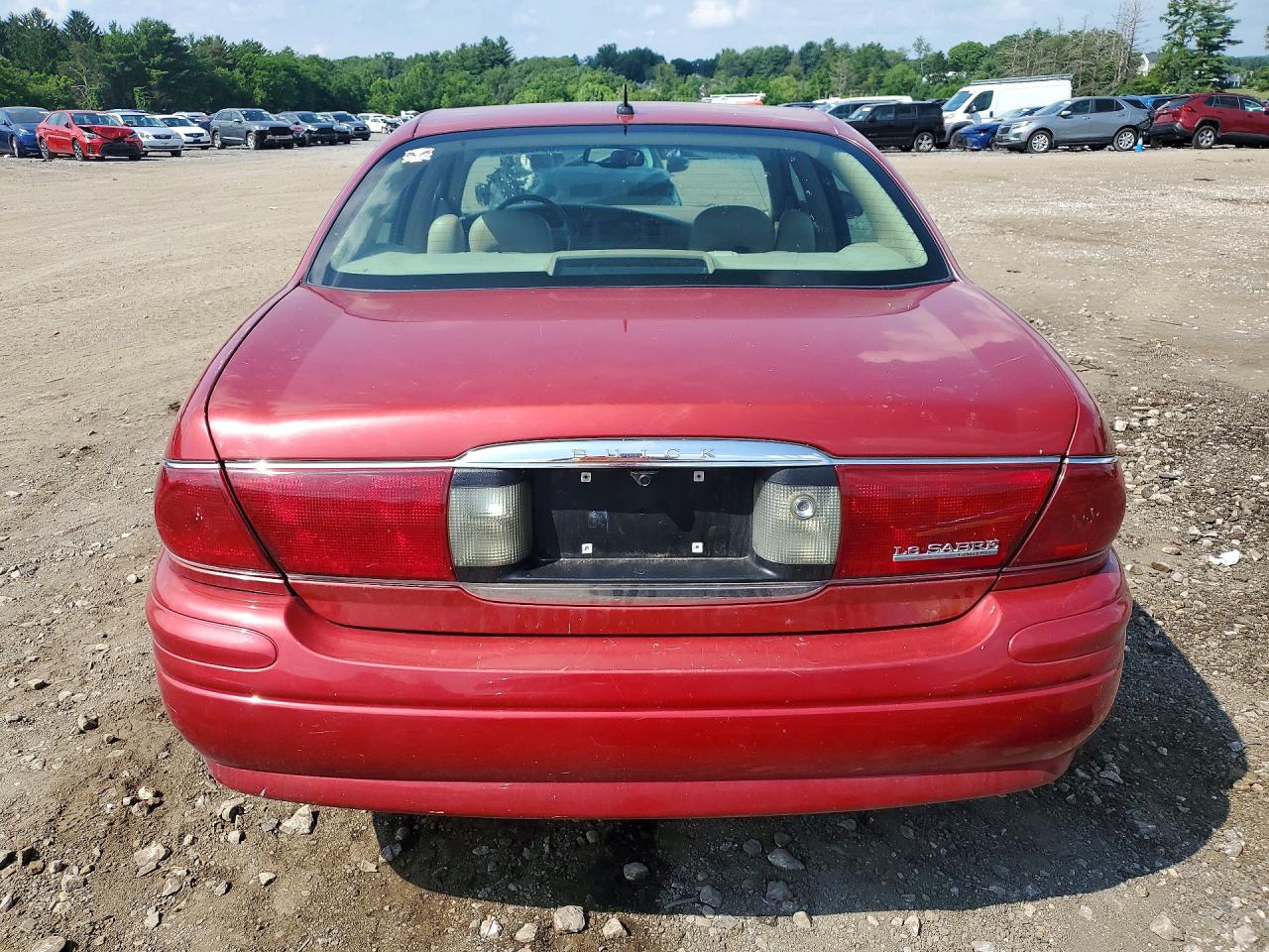 2005 Buick Lesabre Limited Red vin: 1G4HR54K55U123399