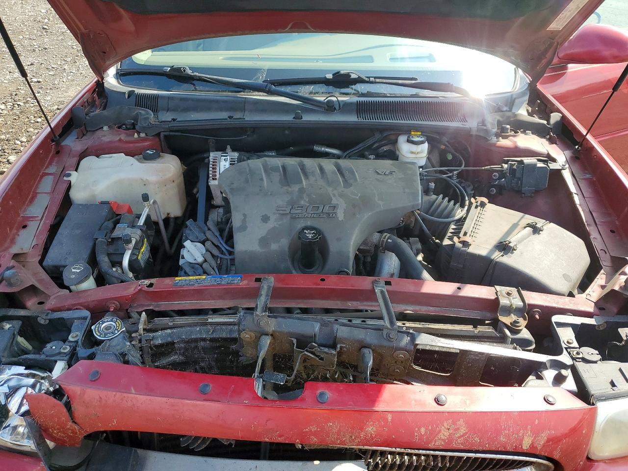 2005 Buick Lesabre Limited Red vin: 1G4HR54K55U123399
