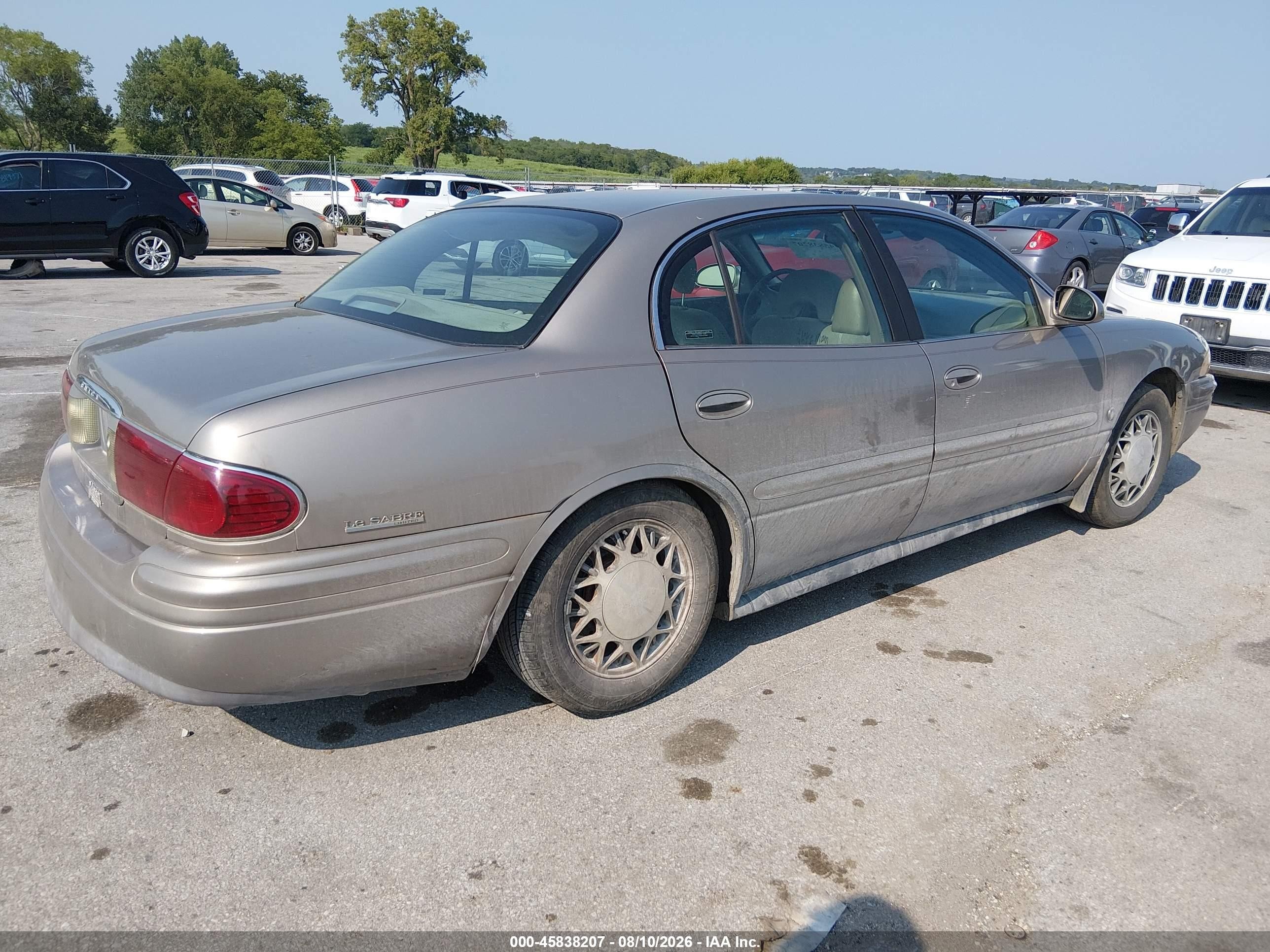 2000 Buick Lesabre Limited Tan vin: 1G4HR54K5YU160571
