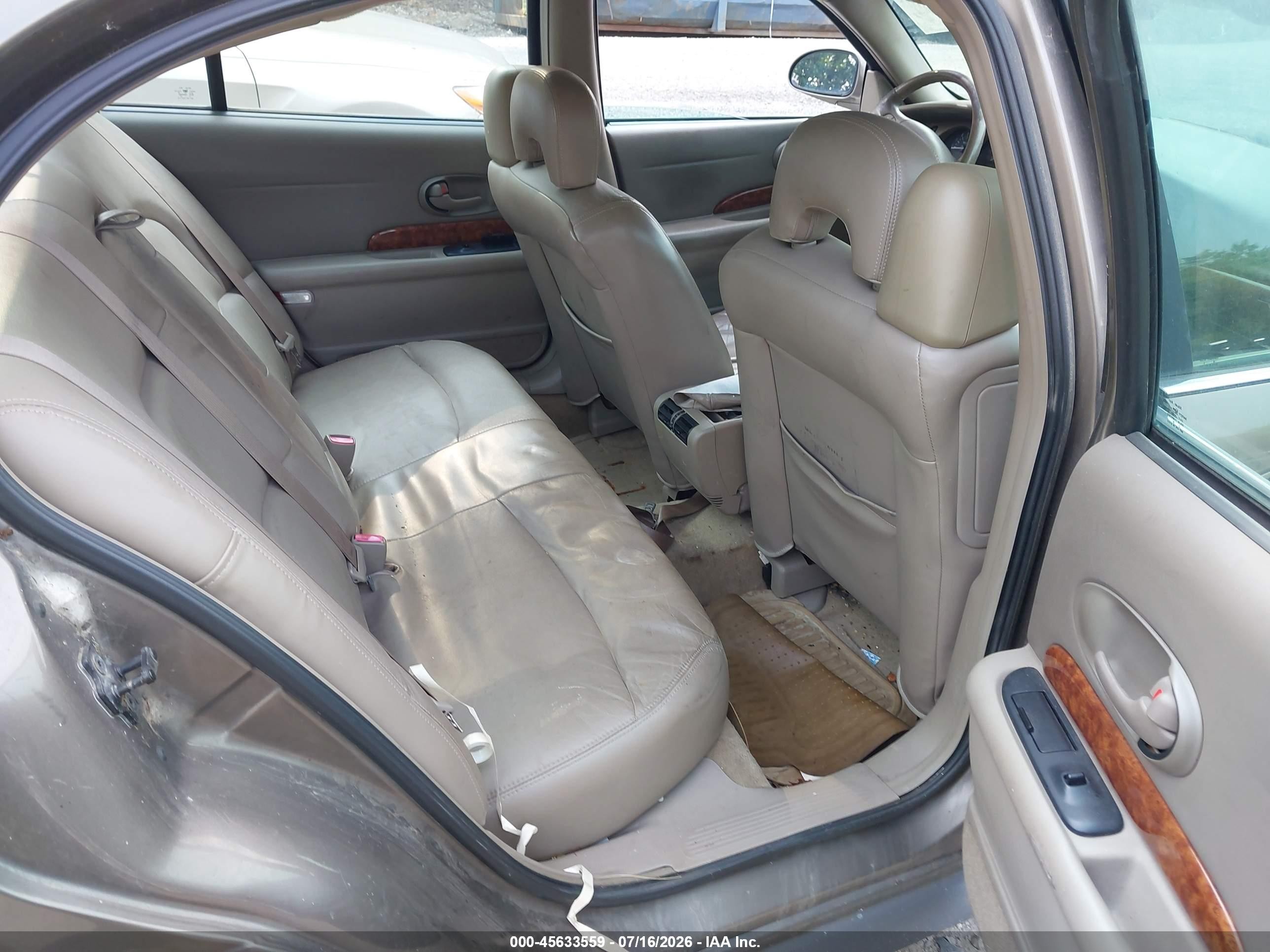 2002 Buick Lesabre Limited Brown vin: 1G4HR54K624288244