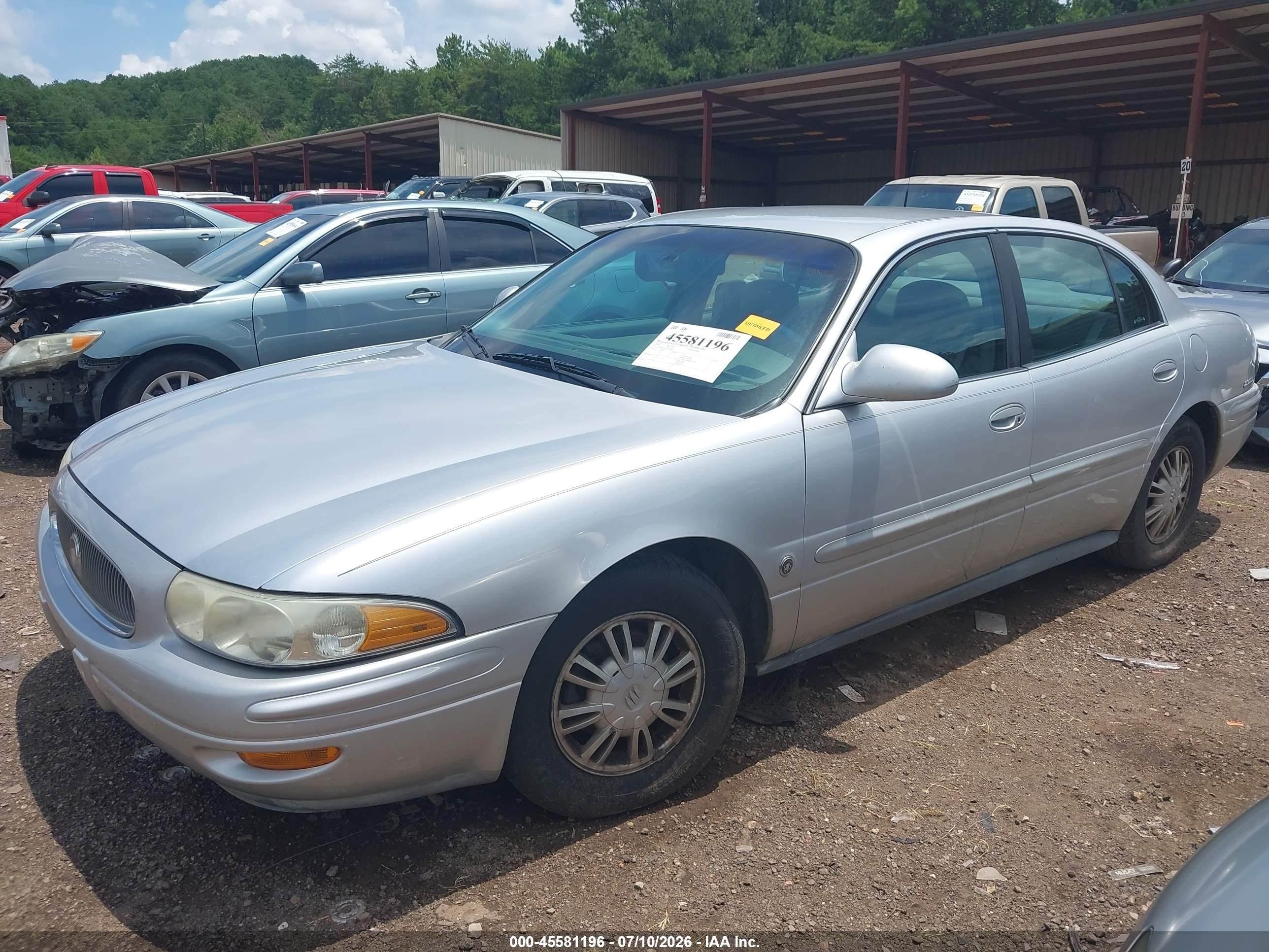 2002 Buick Lesabre Limited Серебряный vin: 1G4HR54K62U189097