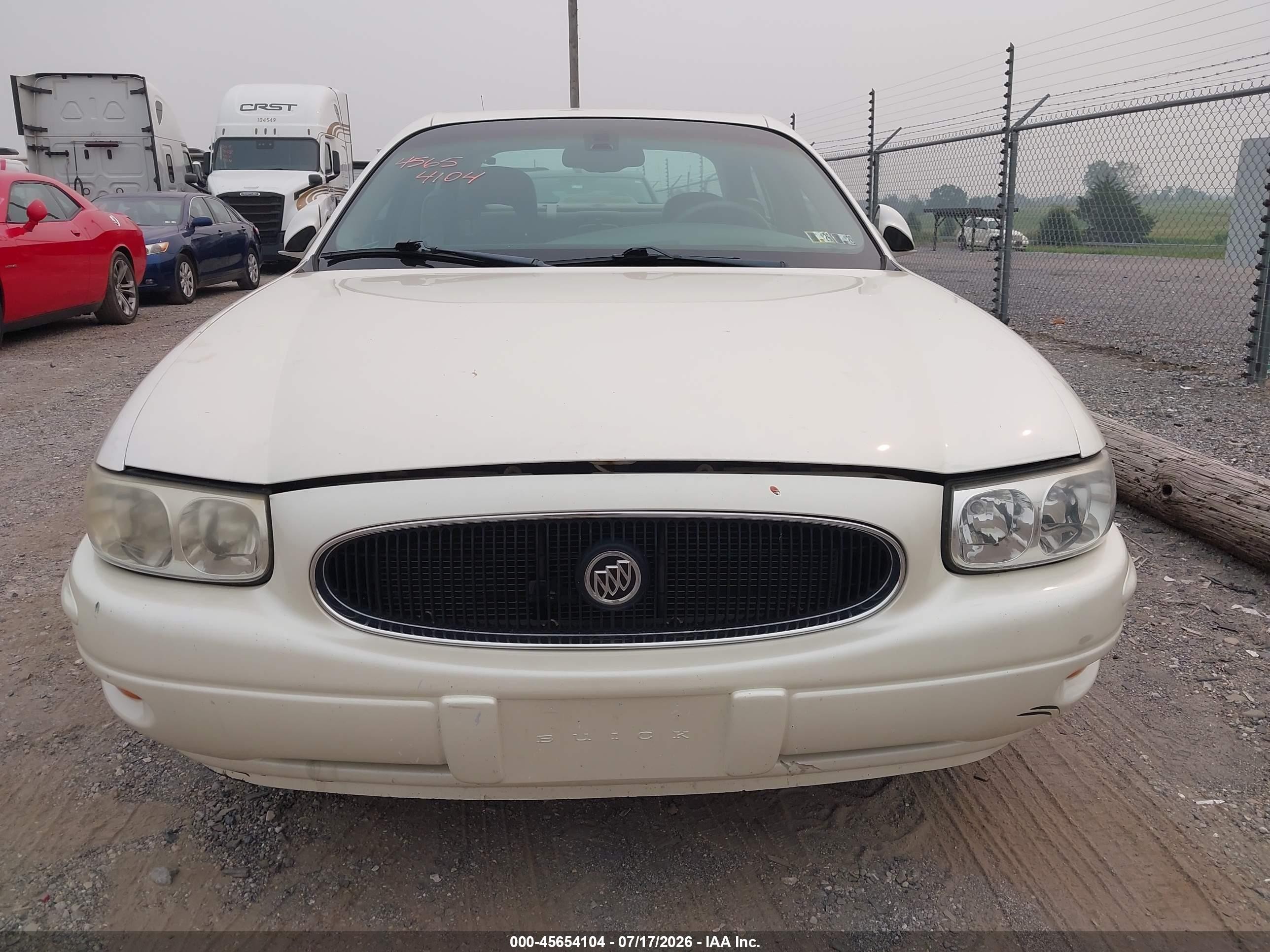 2003 Buick Lesabre Limited White vin: 1G4HR54K63U227137