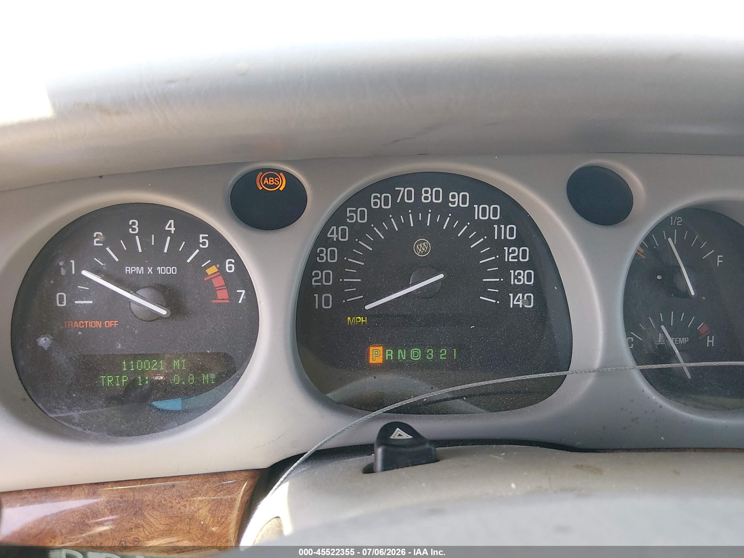 2000 Buick Lesabre Limited White vin: 1G4HR54K6YU272179