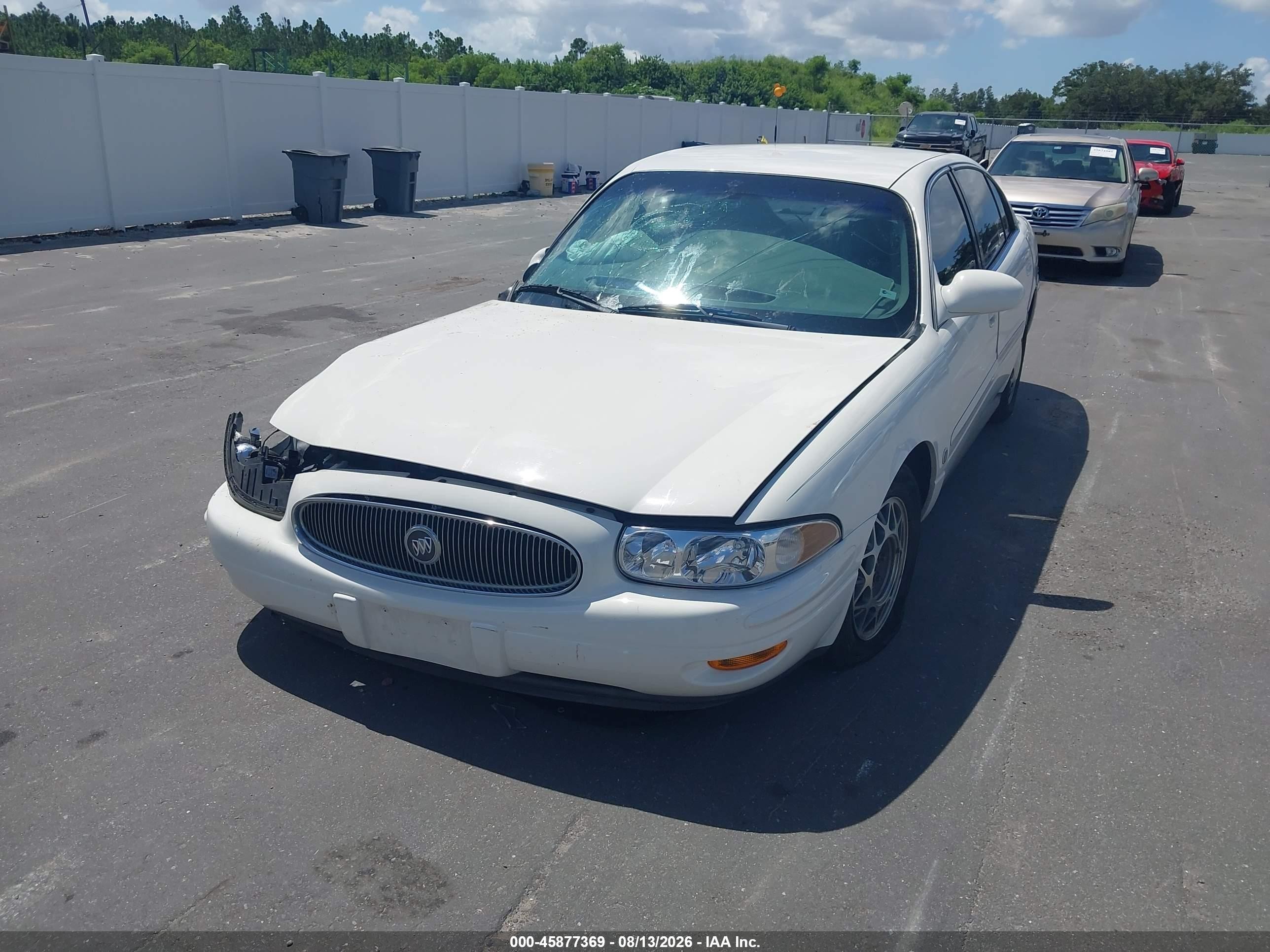 2001 Buick Lesabre Limited White vin: 1G4HR54K71U235454
