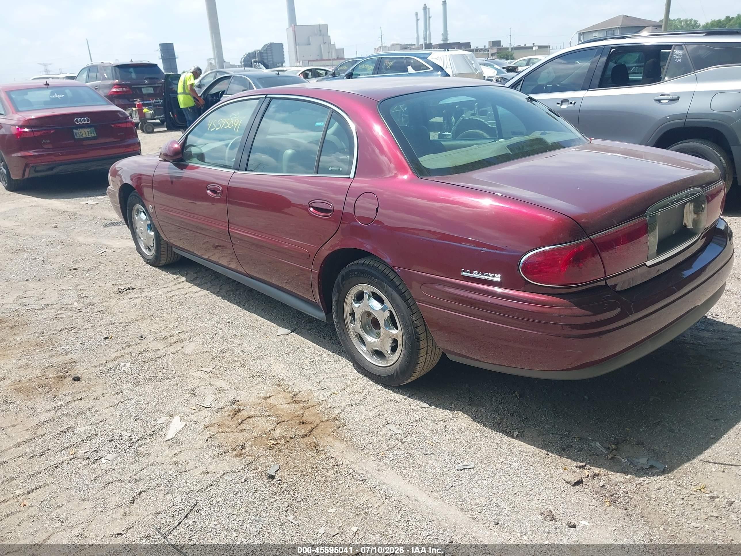 2002 Buick Lesabre Limited Red vin: 1G4HR54K72U228182
