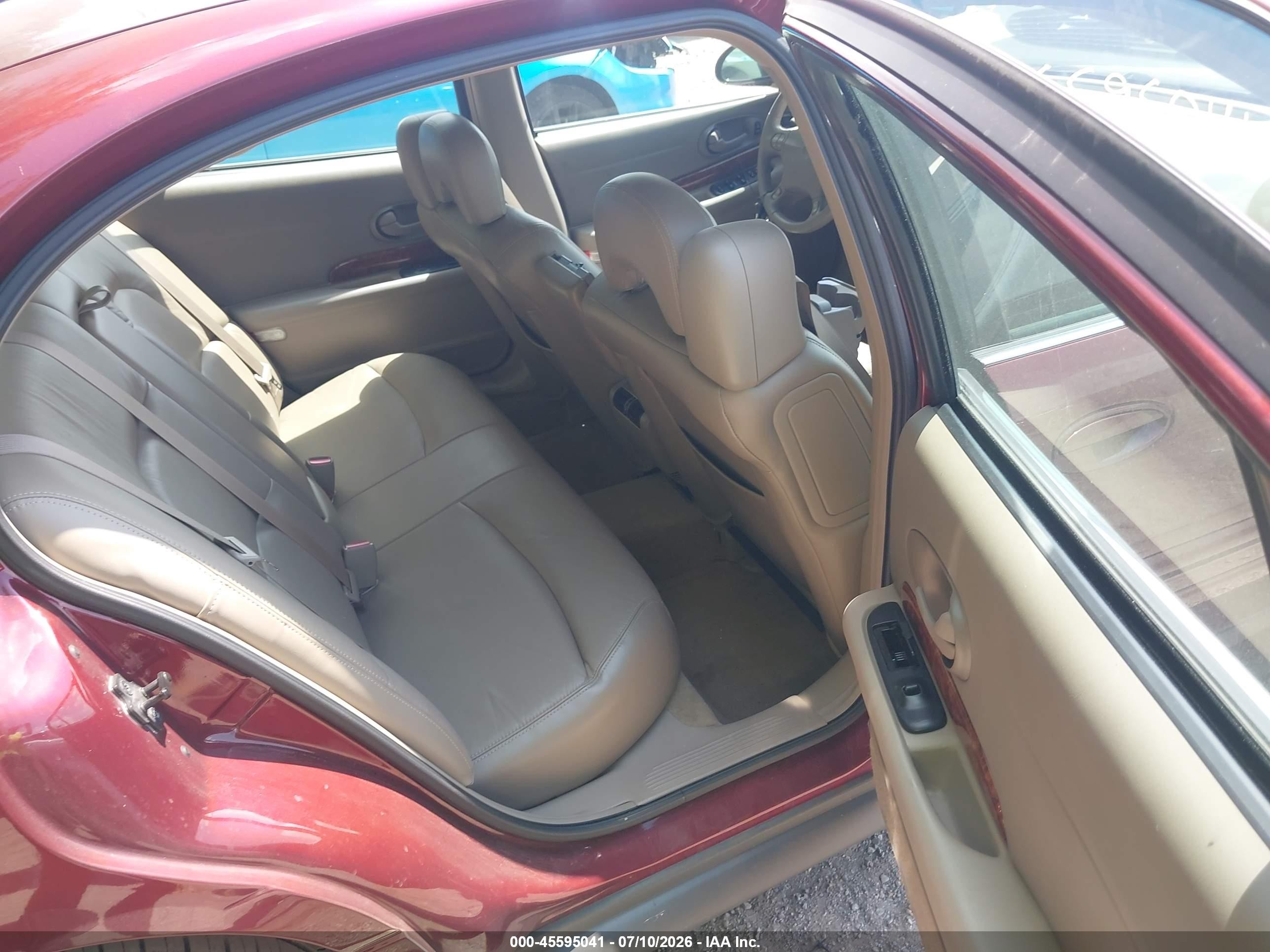 2002 Buick Lesabre Limited Red vin: 1G4HR54K72U228182
