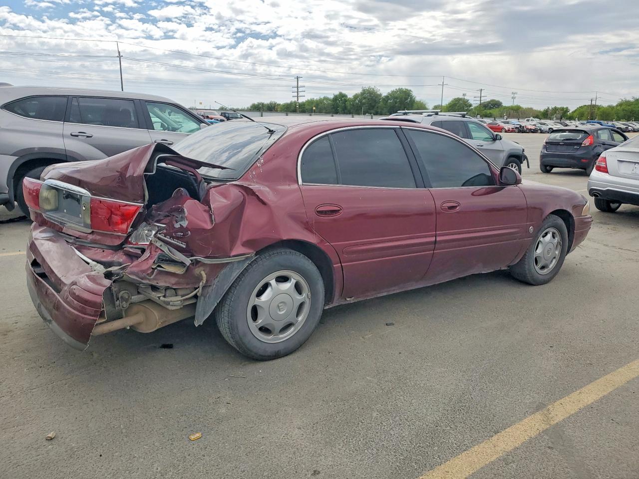 2002 Buick Lesabre Limited Burgundy vin: 1G4HR54K72U269072