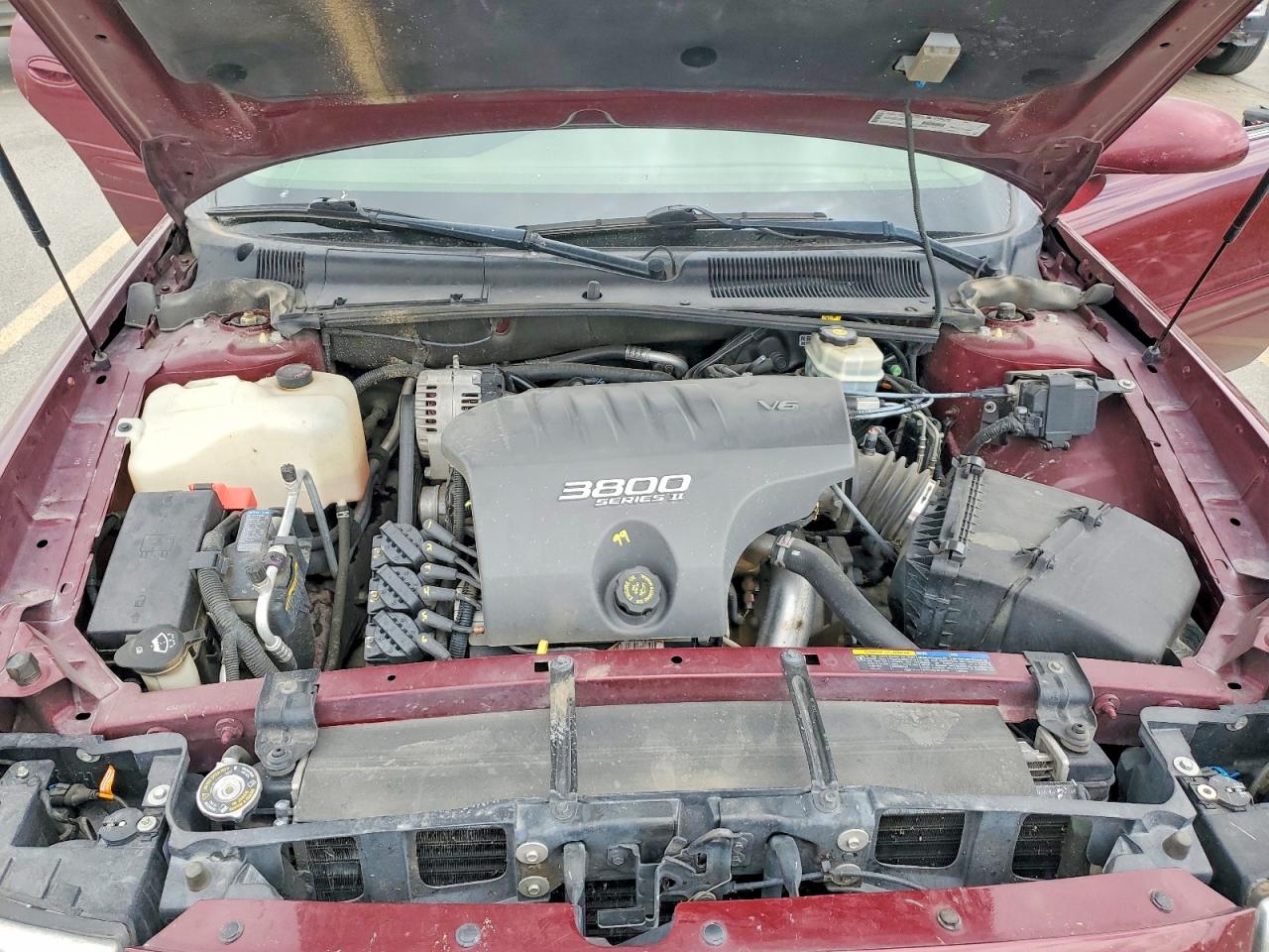 2002 Buick Lesabre Limited Burgundy vin: 1G4HR54K72U269072