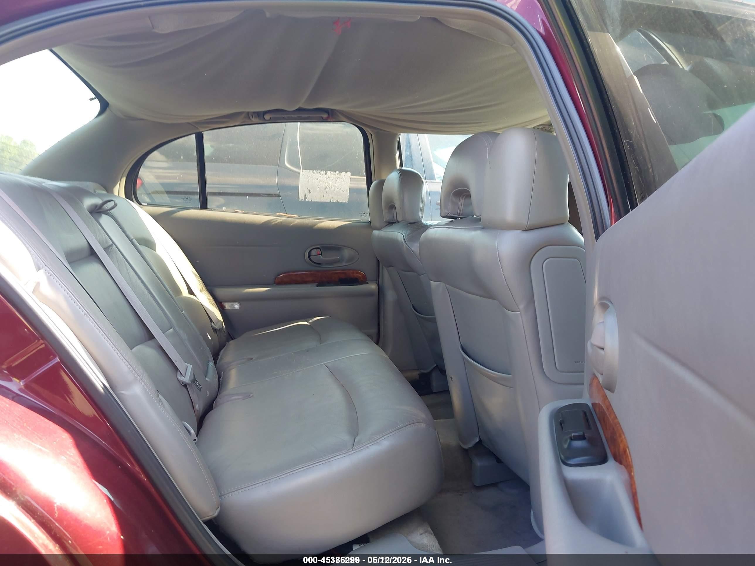 2002 Buick Lesabre Limited Burgundy vin: 1G4HR54K72U280167