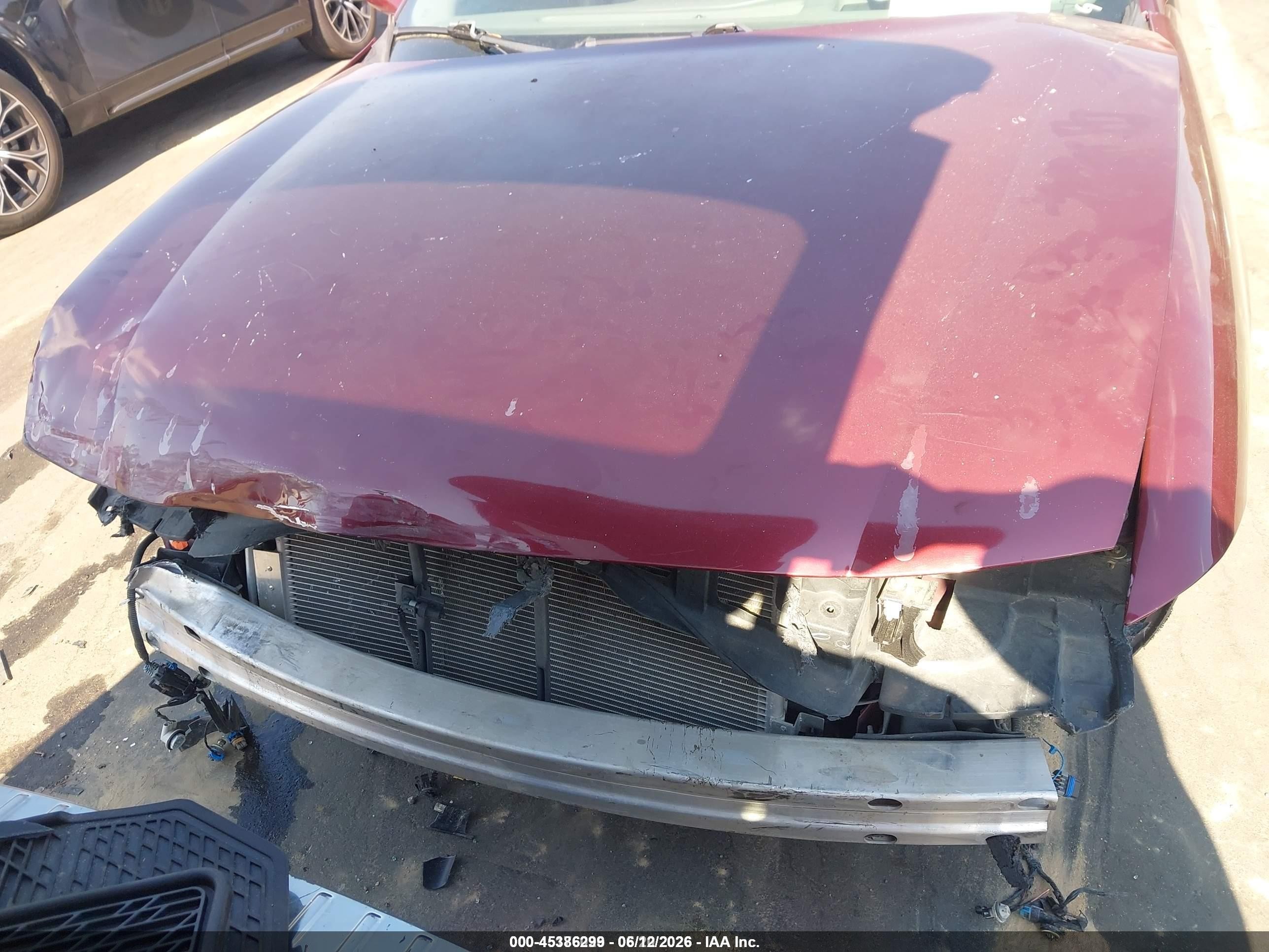 2002 Buick Lesabre Limited Burgundy vin: 1G4HR54K72U280167