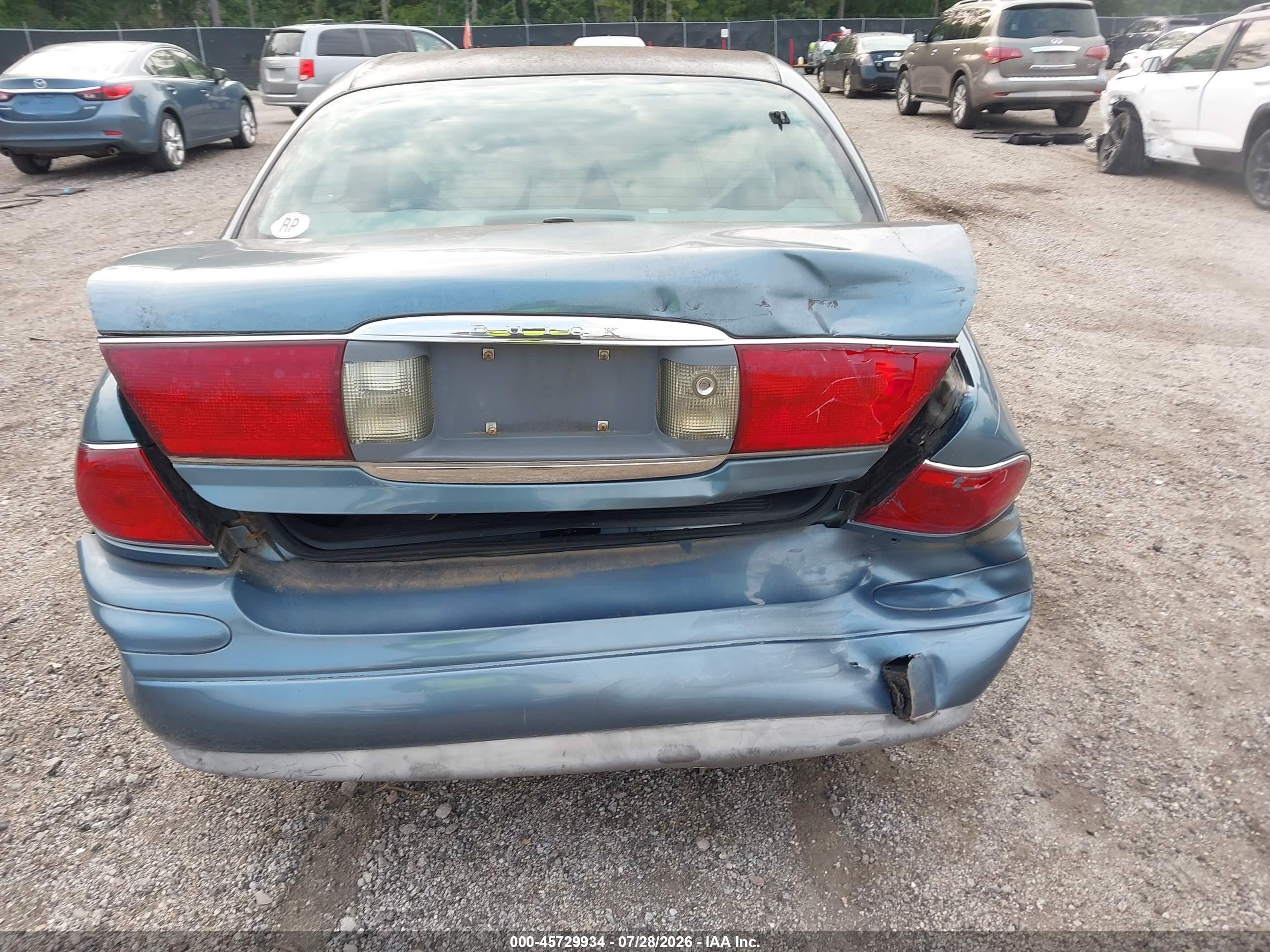 2002 Buick Lesabre Limited Blue vin: 1G4HR54K82U150351