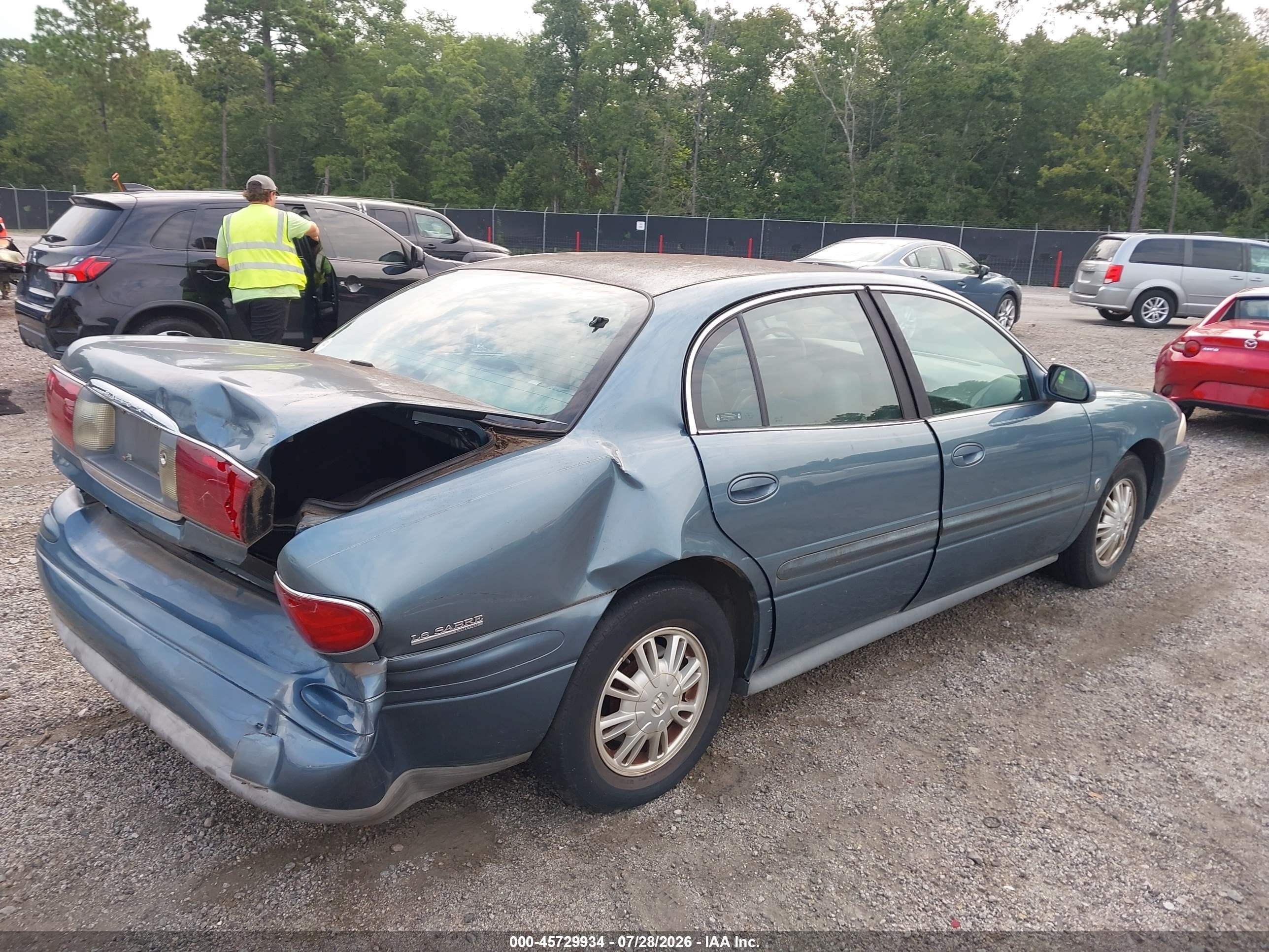 2002 Buick Lesabre Limited Blue vin: 1G4HR54K82U150351